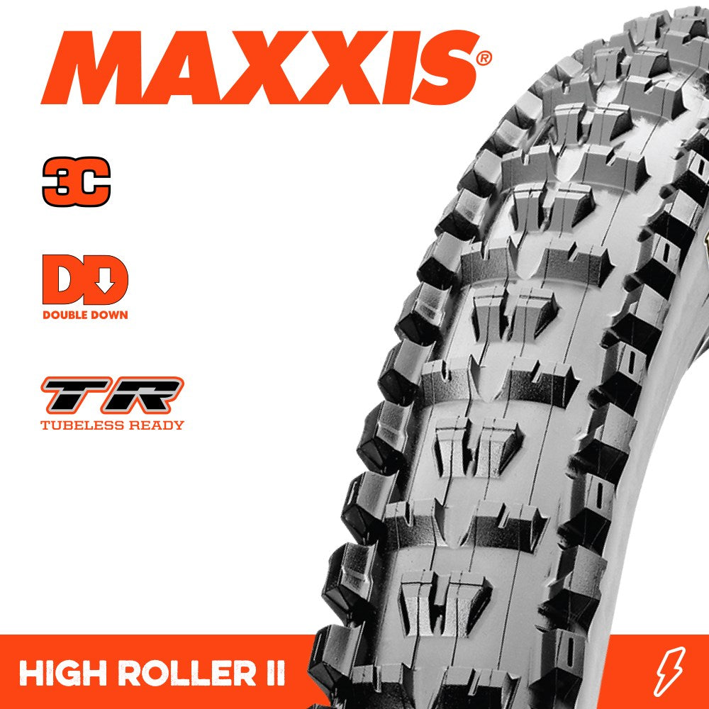 Maxxis High Roller Ii 29 X 2.50 Wt 3C Terra Tr Dd Fold 120X2Tpi E-25 - Ultimate Cycles Nowra