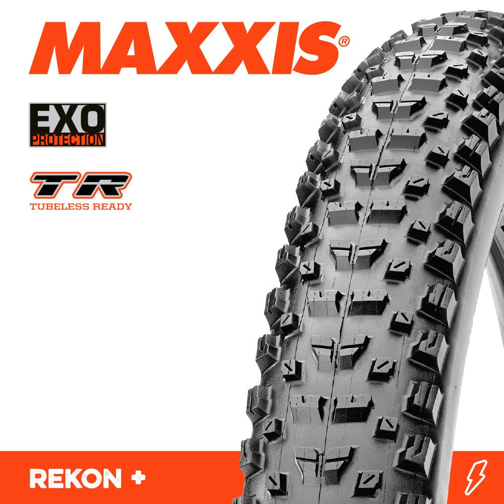 Maxxis Rekon + 27.5 X 2.80 Plus Exo Tr Fold 60Tpi E-25 - Ultimate Cycles Nowra