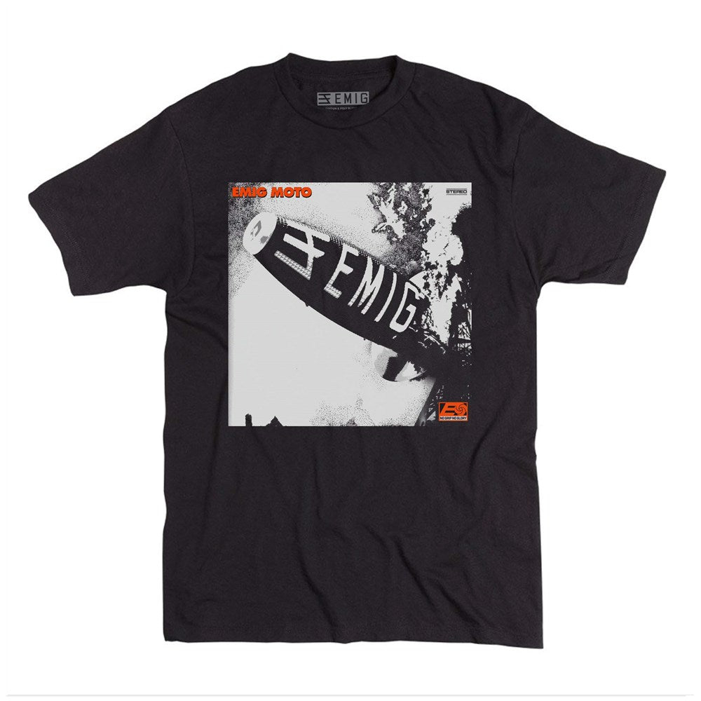 Odi Tee Emig Zeppelin Black Lge - Ultimate Cycles Nowra