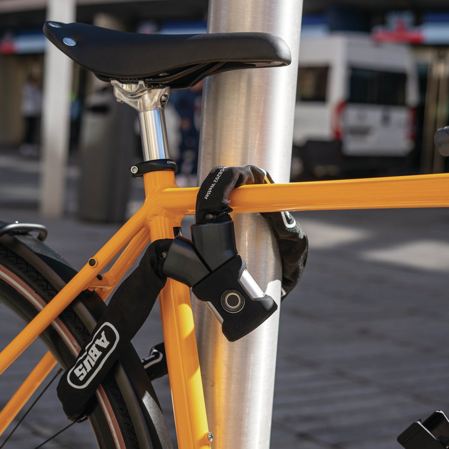 ABUS Lock Yardo 7807F BLK - Ultimate Cycles Nowra