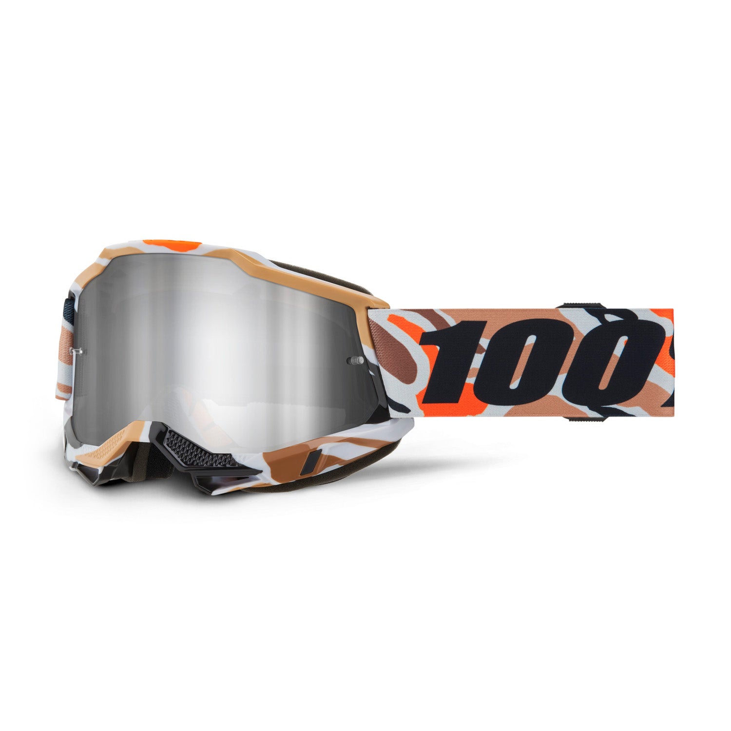 100% Accuri 2 Goggle Flea Mirror Silver - Ultimate Cycles Nowra