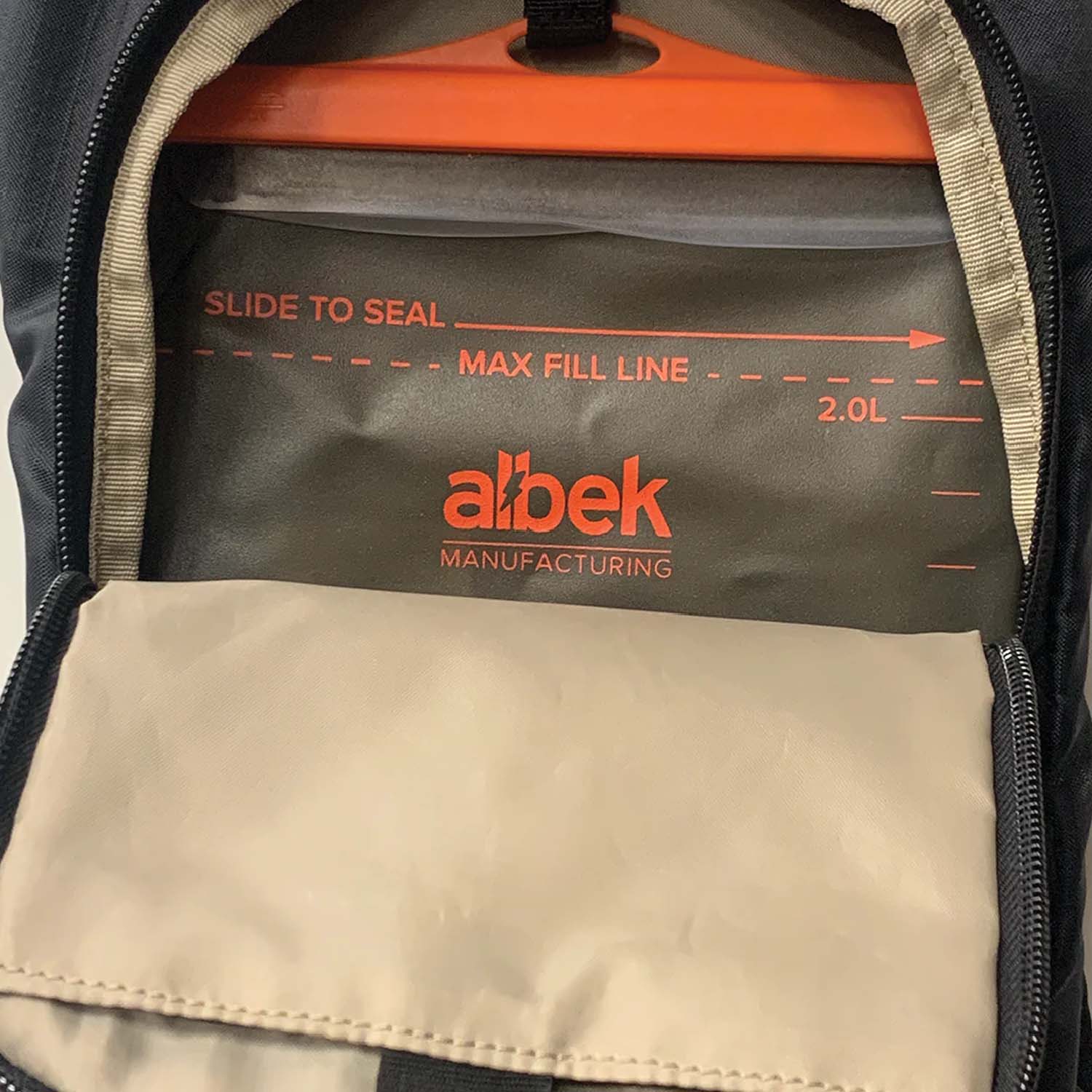 Albek Hydration Pack H20 Haul Four 2.0L Bladder Covert Black - Ultimate Cycles Nowra