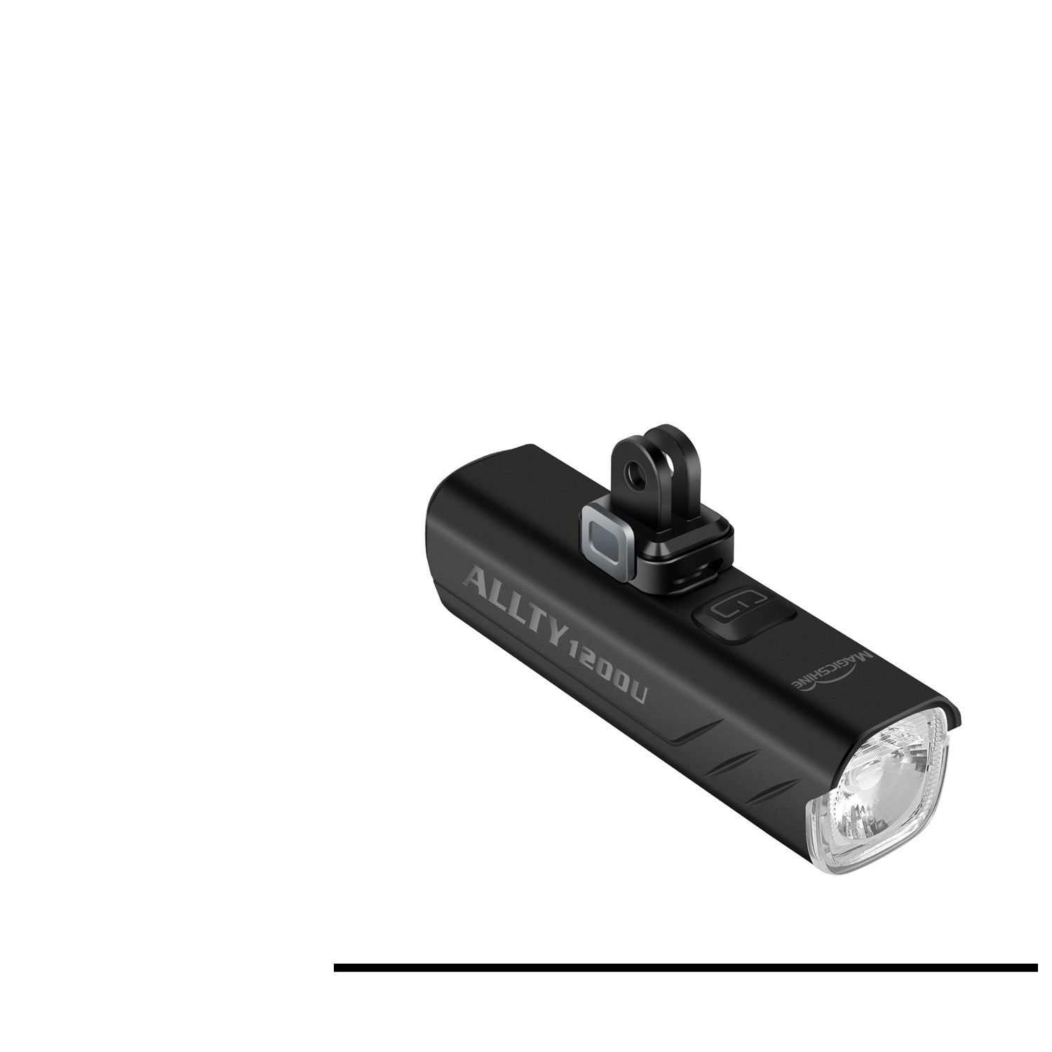 Magicshine Allty 1200U Front Light Underneath Mounted 1200 Lumen IPX7 USB-C Black