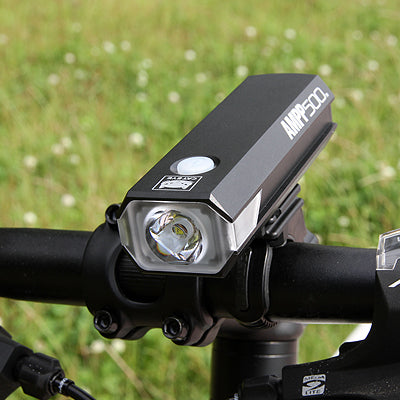 Cateye Front Light Ampp500 El085rc Black - Ultimate Cycles Nowra