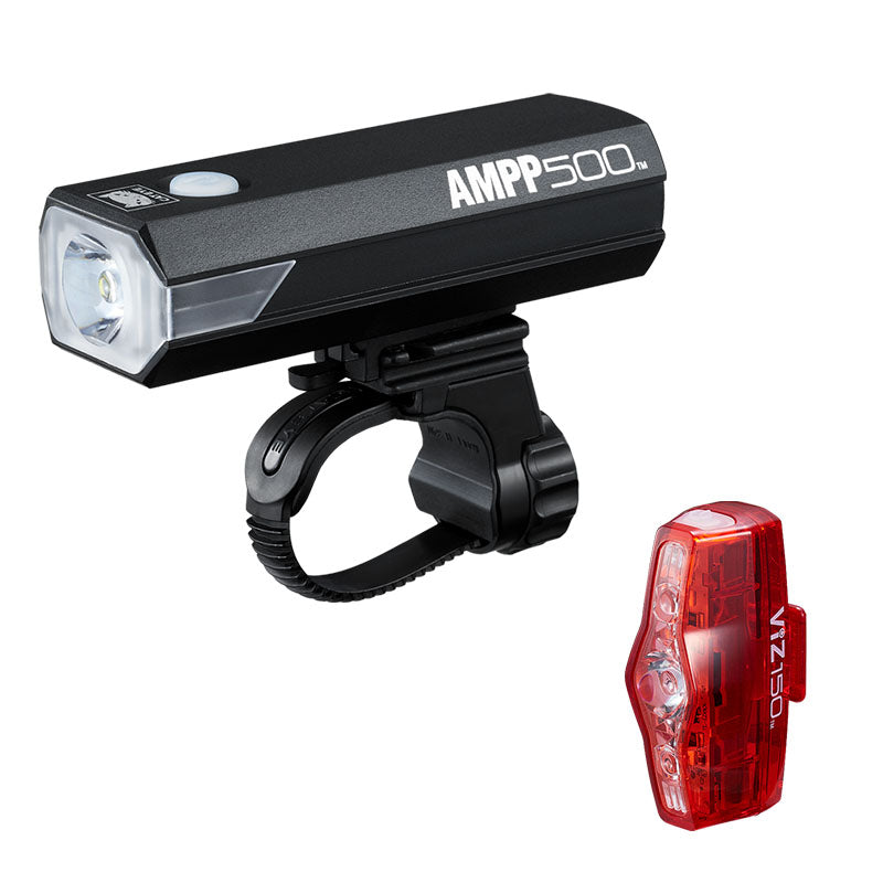 Cateye Lightset City Ampp500 & Viz150 - Ultimate Cycles Nowra