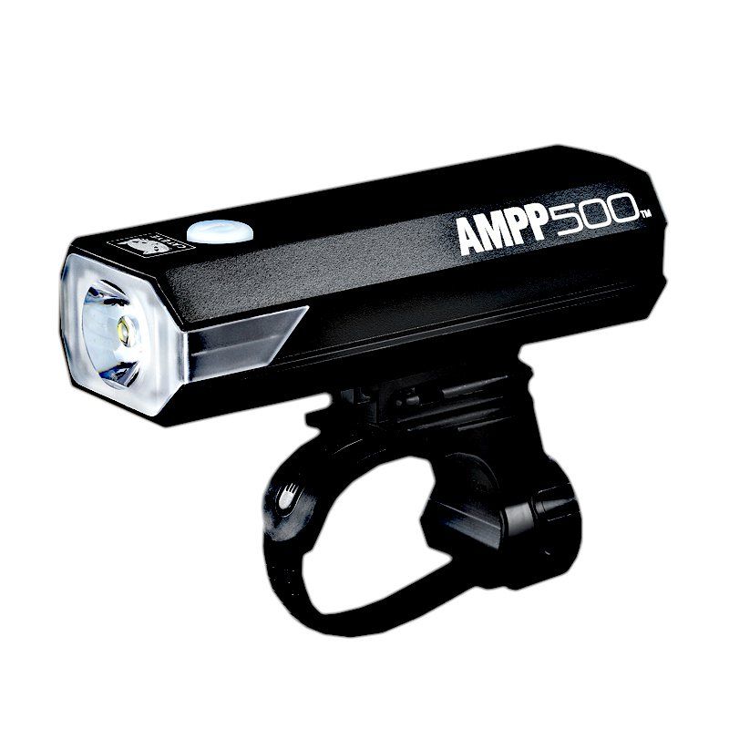 Cateye Front Light Ampp500 El085rc Black - Ultimate Cycles Nowra