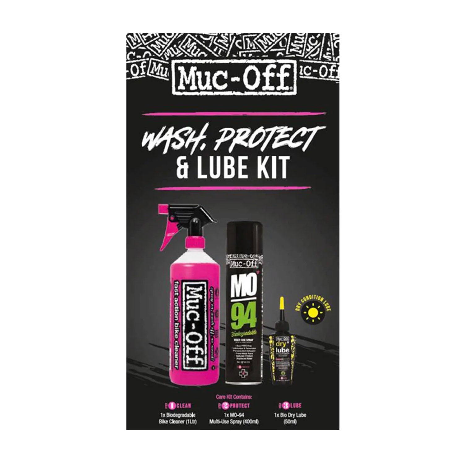 Muc-off Kit Clean Protect Lube (dry) - Ultimate Cycles Nowra