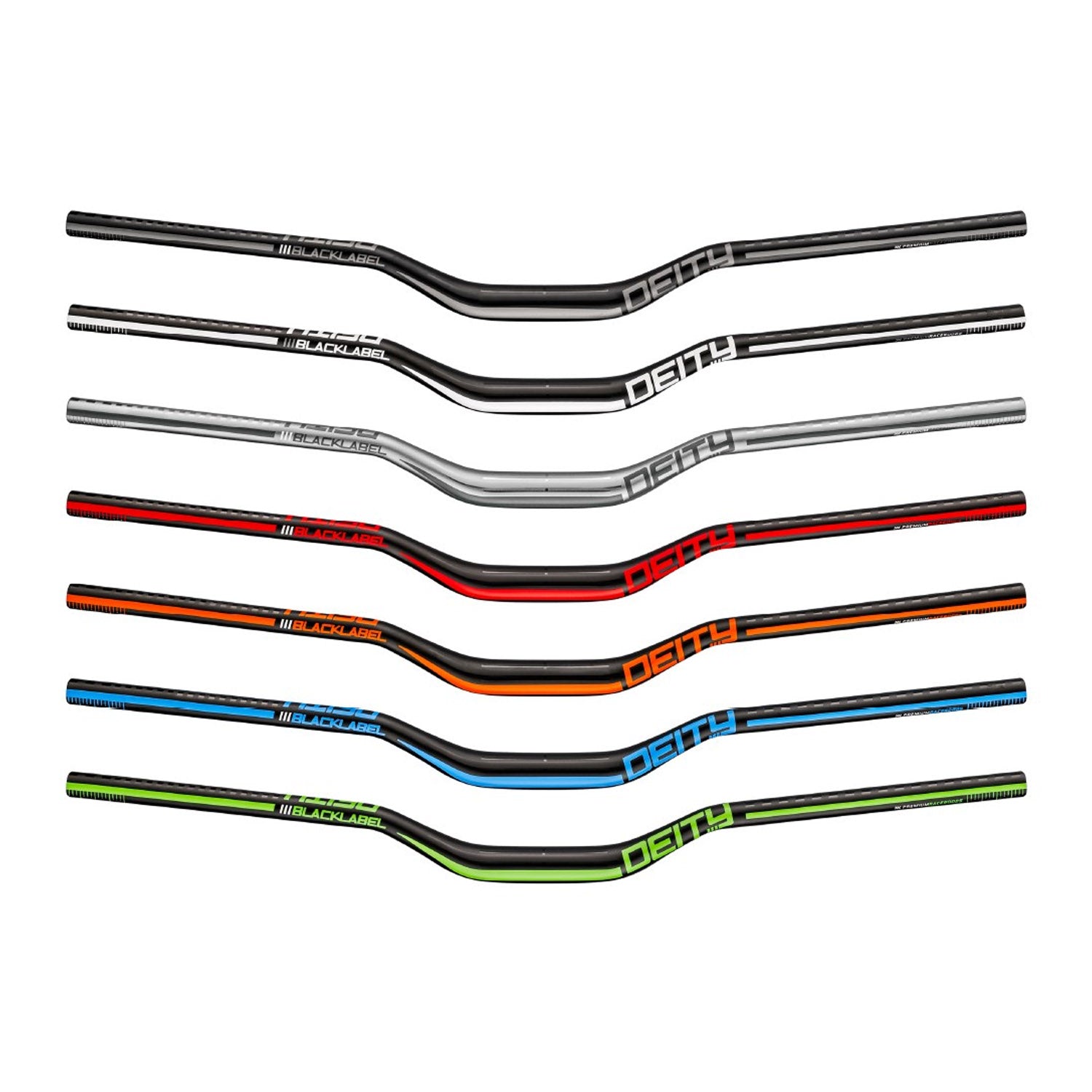 Deity Handlebar Blacklabel 800Mm 38Mm Rise 31.8Mm - Ultimate Cycles Nowra