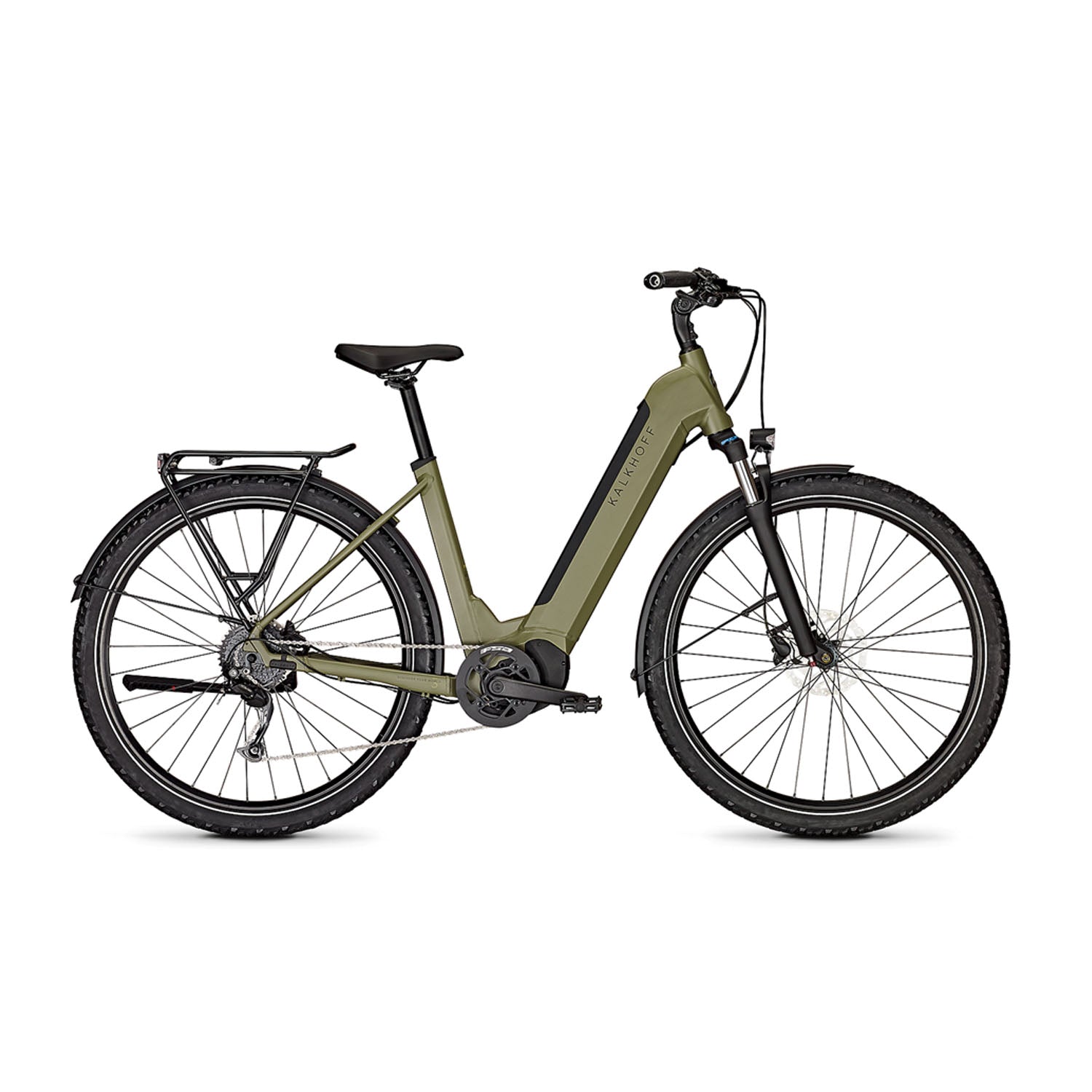 Kalkhoff K23 Entice 5.b Season Wave 625wh Urban Green Matt - Ultimate Cycles Nowra