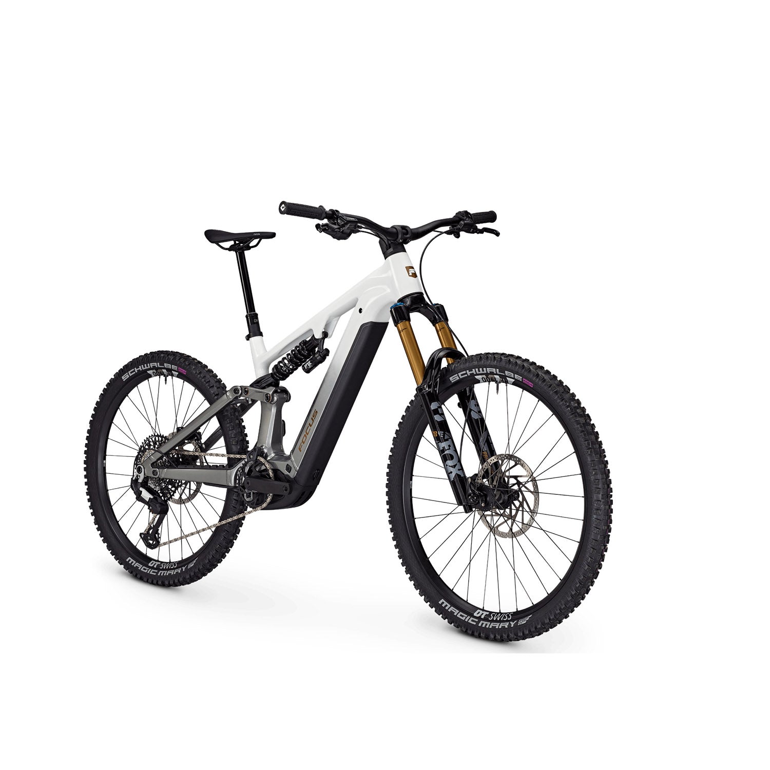 Focus Sam2 6.9 600Wh White / Steel Grey 2026 - Ultimate Cycles Nowra