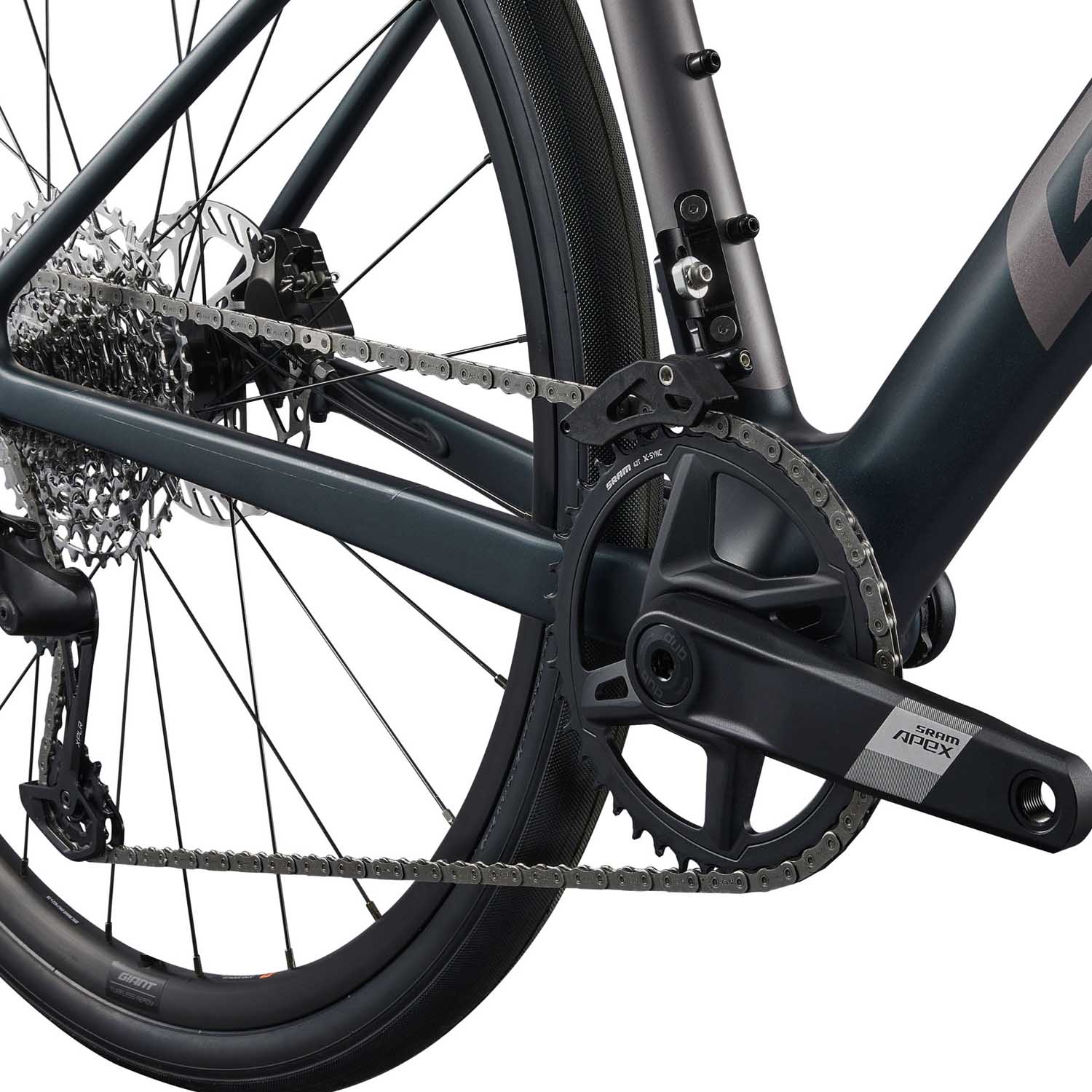 Giant Fastroad AR ADV 1 Asphalt Green - Ultimate Cycles Nowra