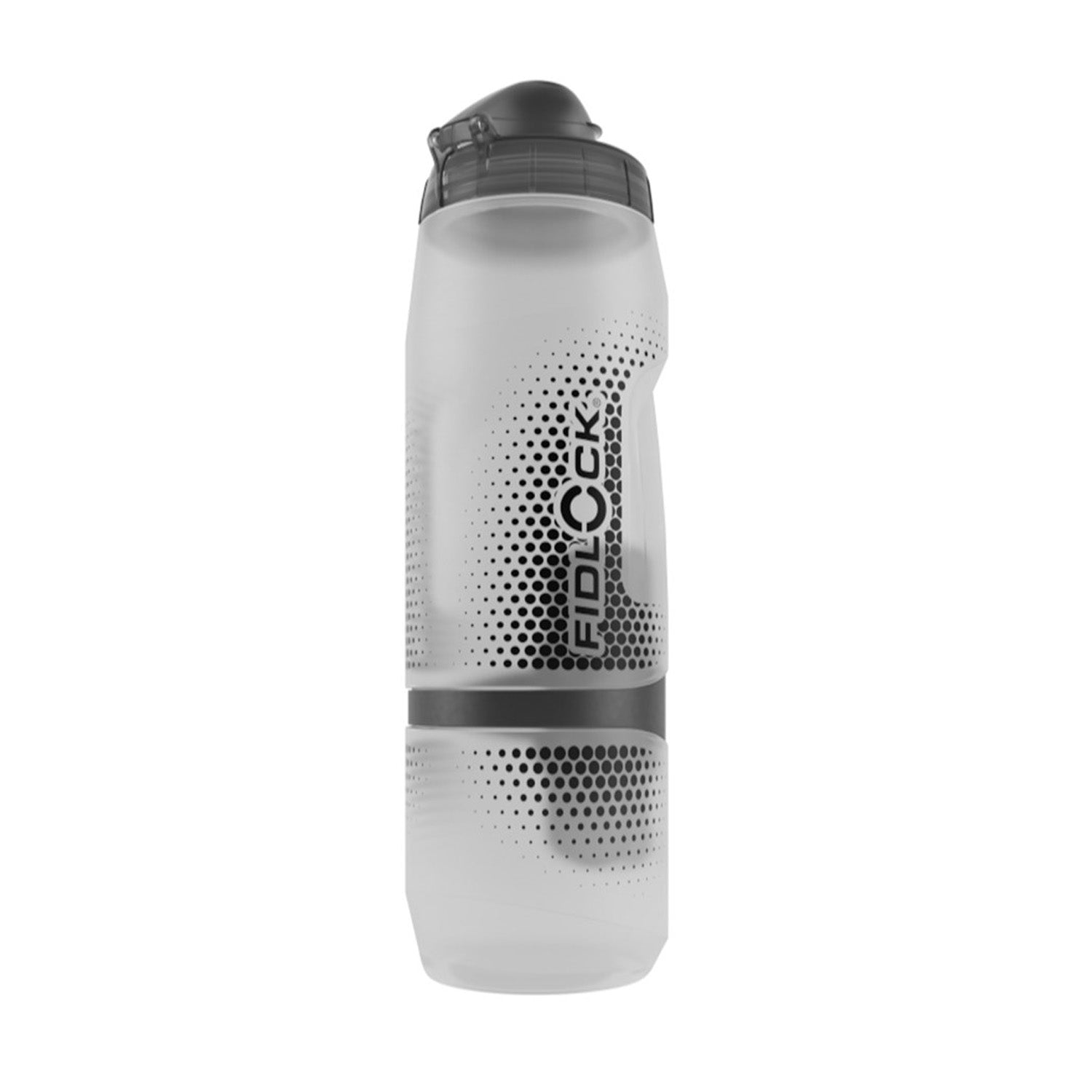 Fidlock Bottle Twist Single Transparent Black - Ultimate Cycles Nowra