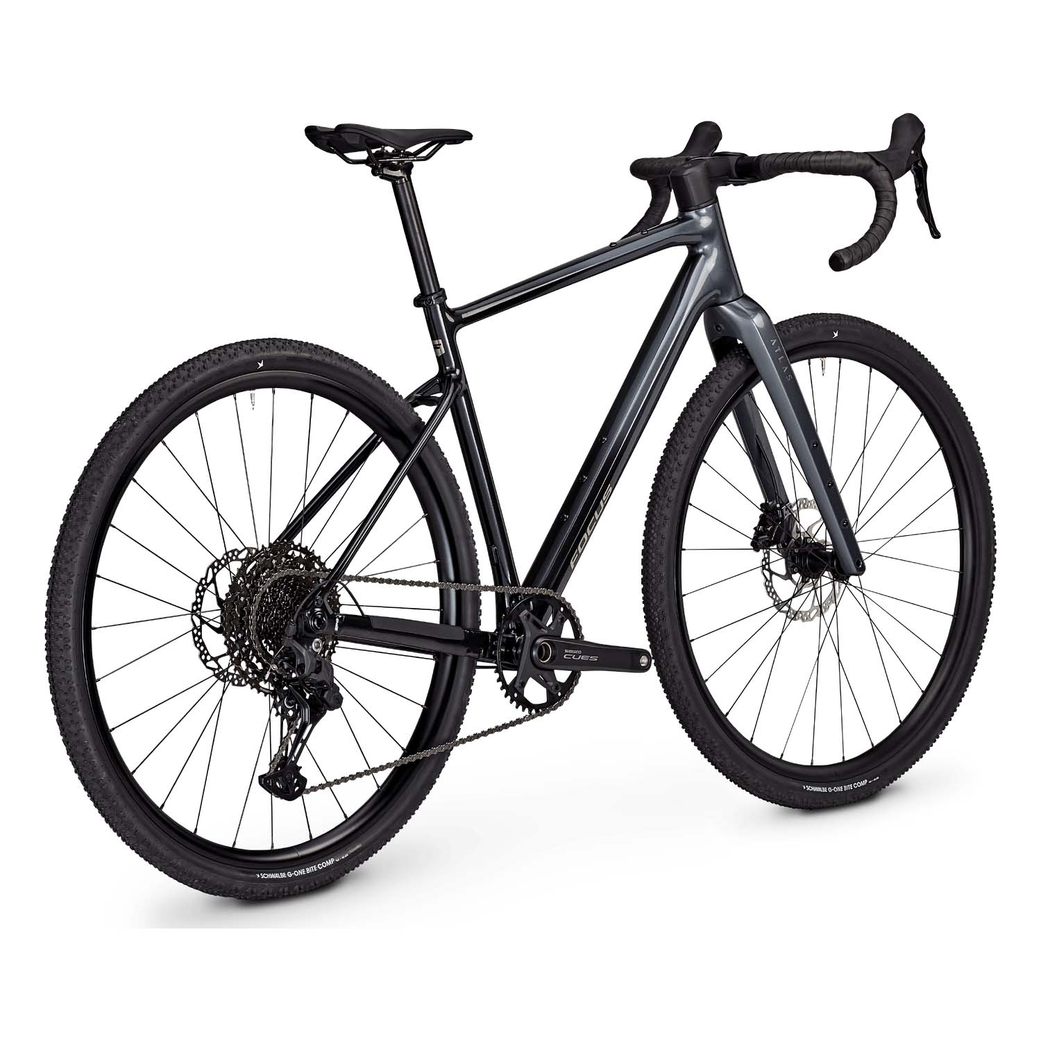 Focus Atlas 6.7 F26 Steel Grey / Diamond Black Medium - Ultimate Cycles Nowra