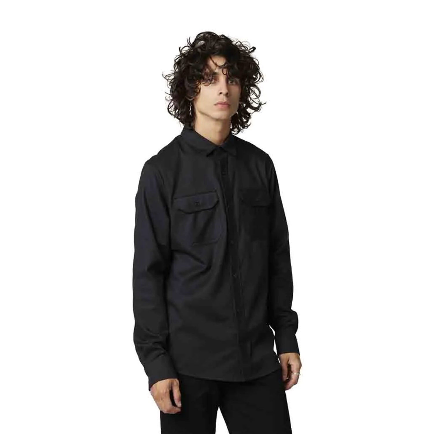 Fox Assembly Line Flannel Black - Ultimate Cycles Nowra