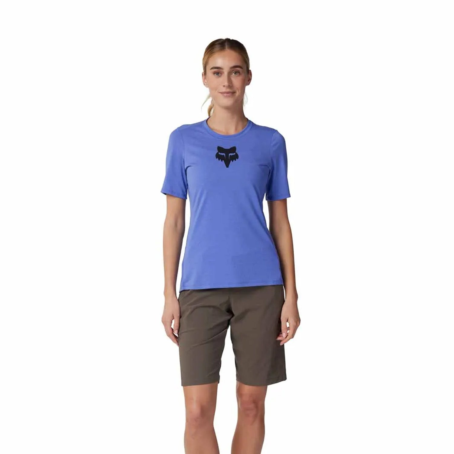 Fox Wmn Ranger Ss Jersey Foxhead Violet - Ultimate Cycles Nowra