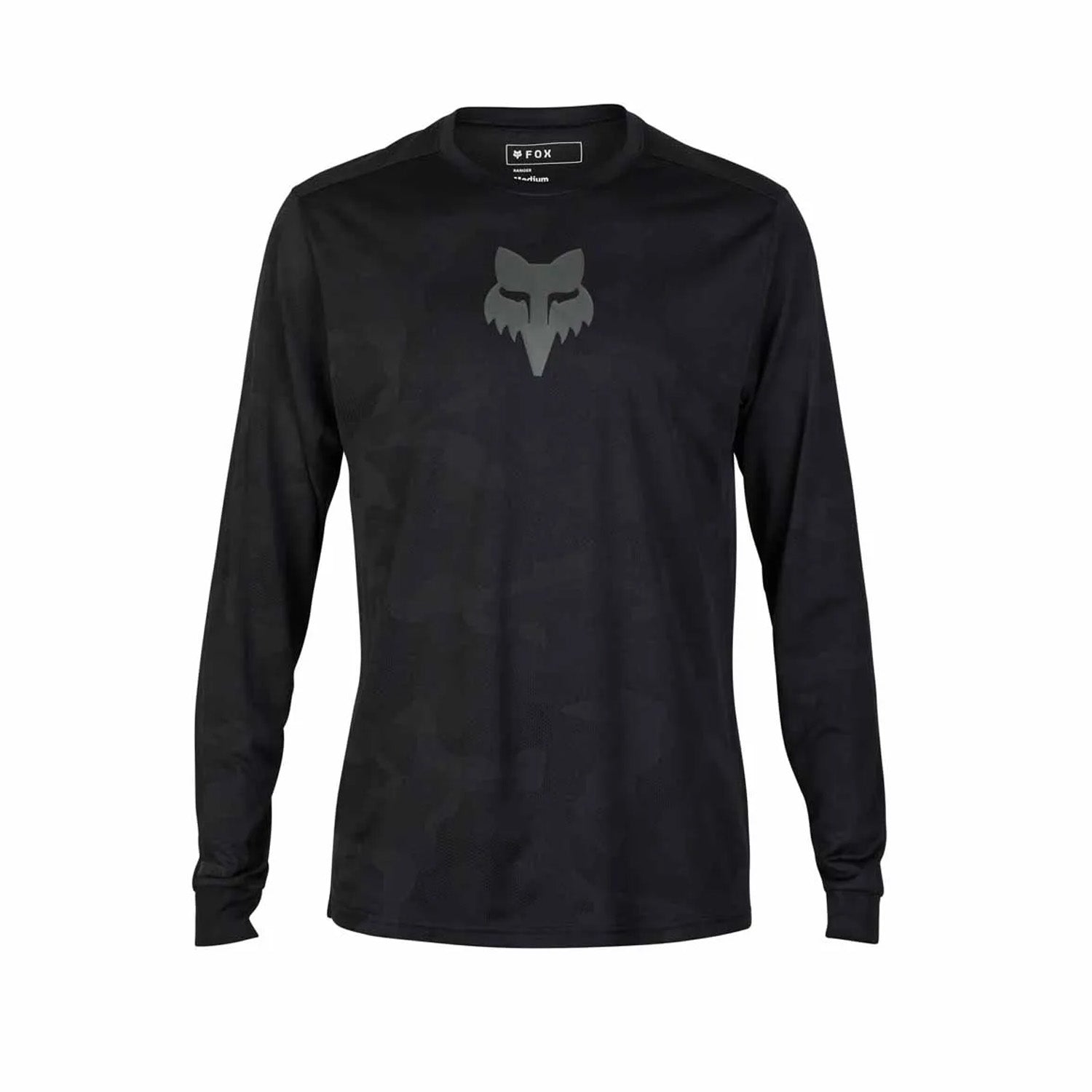 Fox Ranger Tru Dri Ls Jersey Black - Ultimate Cycles Nowra
