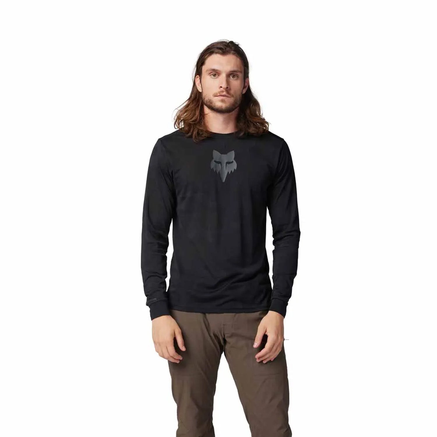 Fox Ranger Tru Dri Ls Jersey Black - Ultimate Cycles Nowra