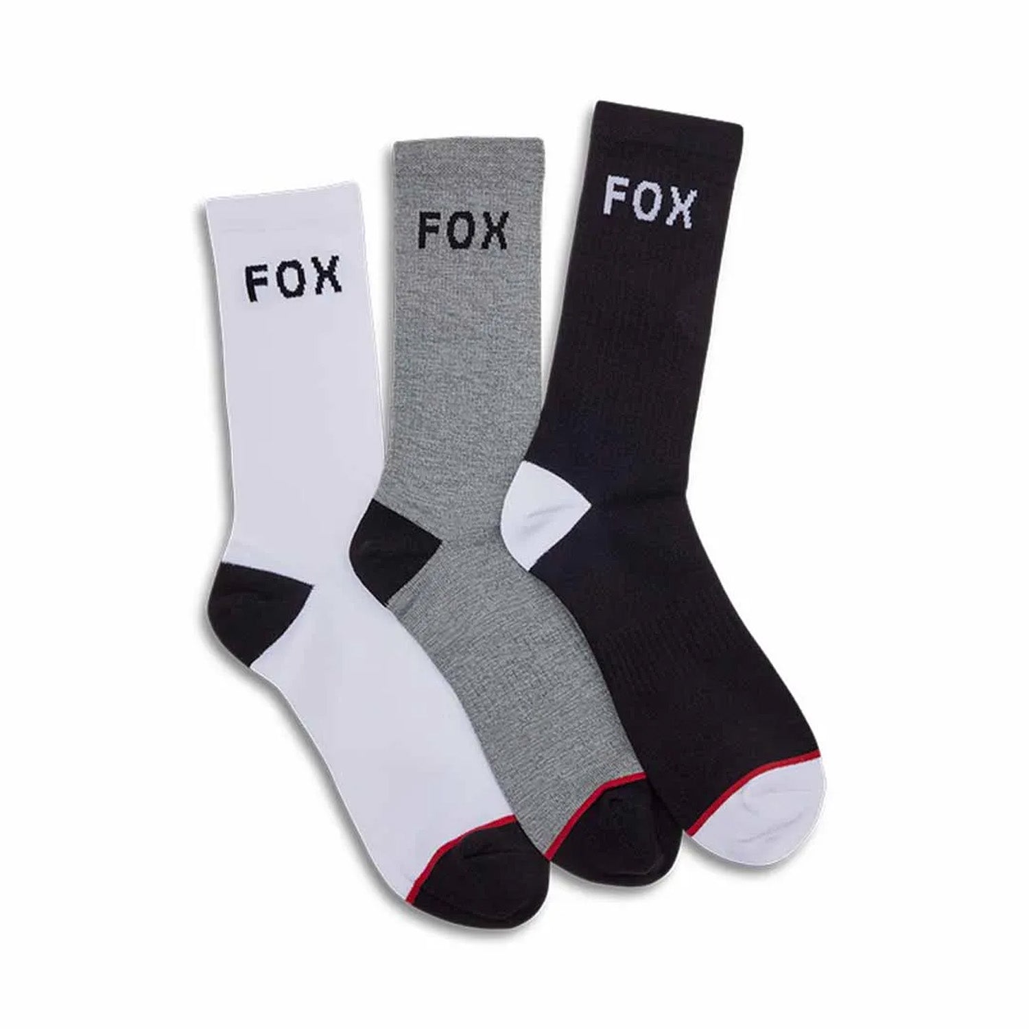 Fox Crew Socks - 3 Pack Misc - Ultimate Cycles Nowra
