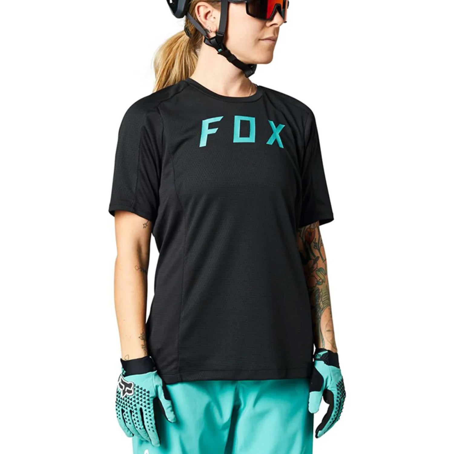 Fox W Defend Ss Jersey Black - Ultimate Cycles Nowra