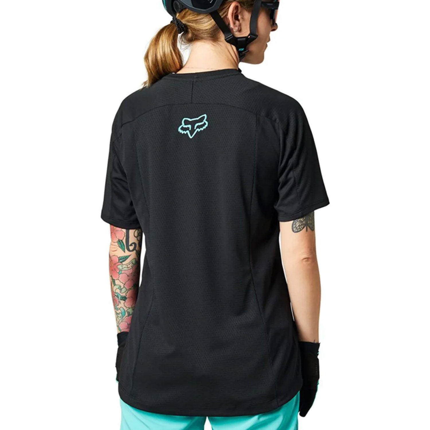 Fox W Defend Ss Jersey Black - Ultimate Cycles Nowra