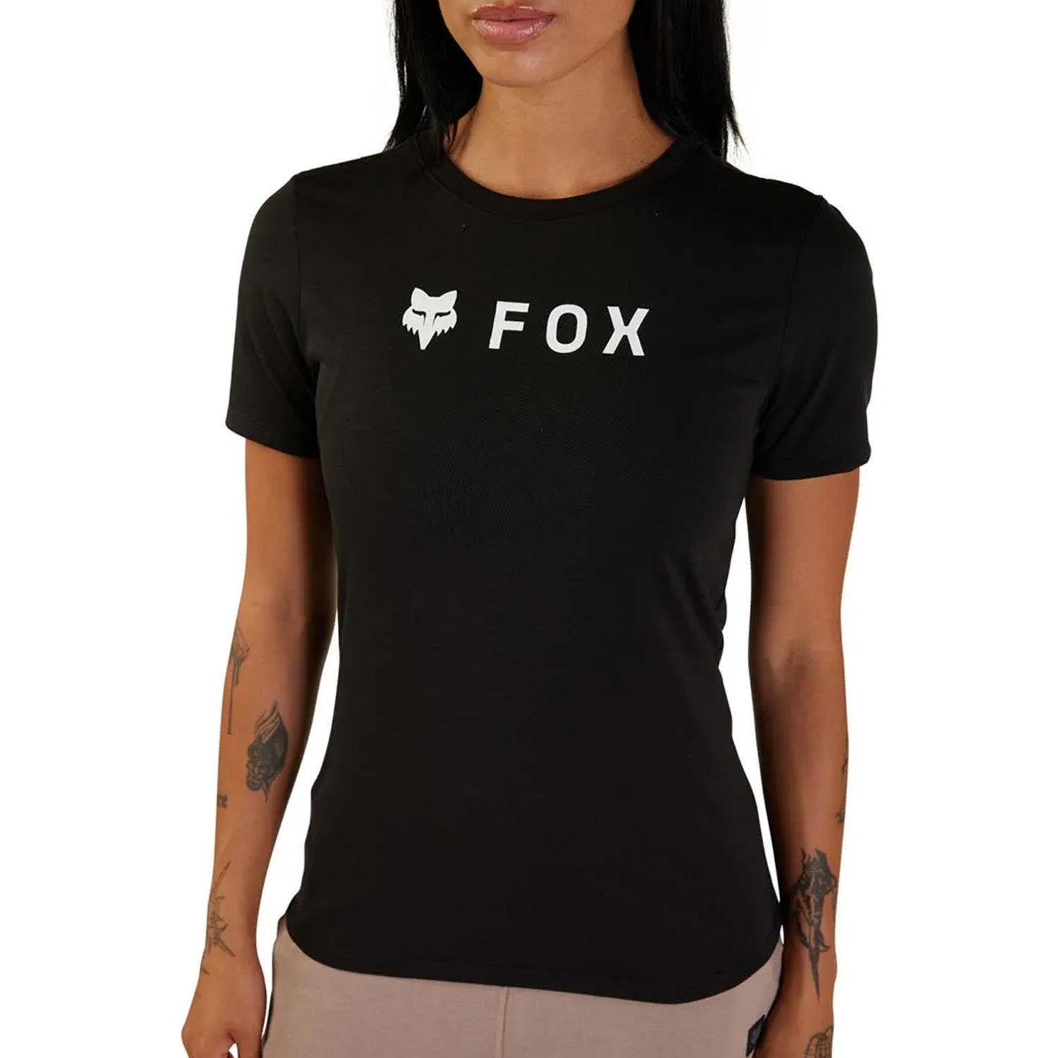 Fox Wmns Absolute Tech Tee Blk - Ultimate Cycles Nowra