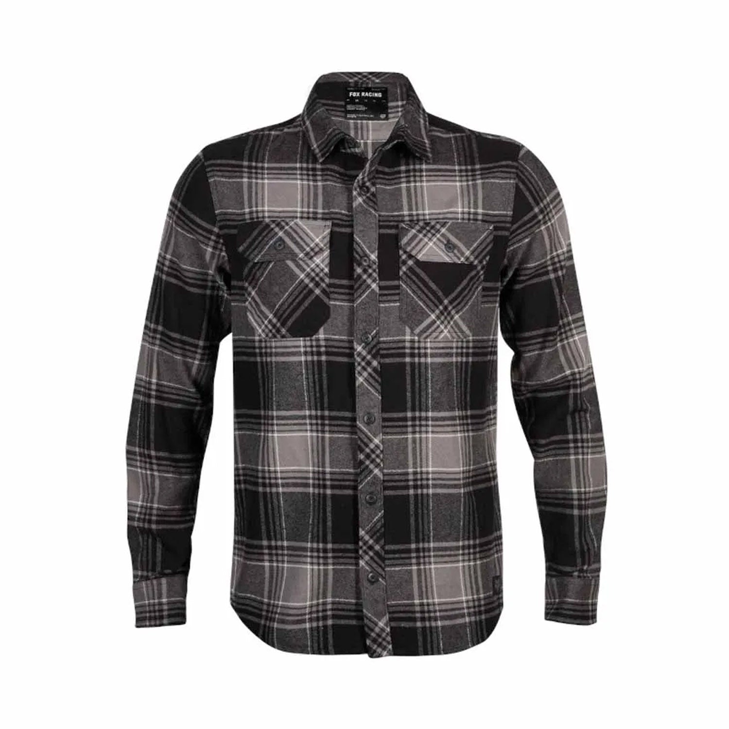 Fox Traildust Flannel Blk - Ultimate Cycles Nowra