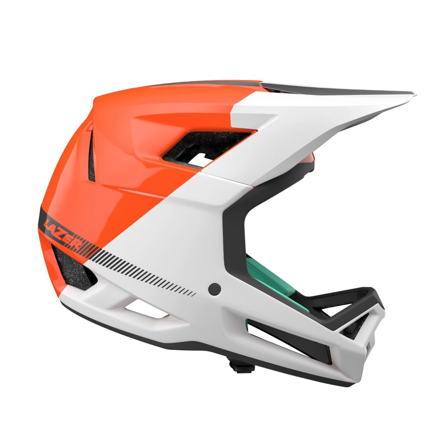 Lazer Cage Kc Full Face Matte Orange - Ultimate Cycles Nowra