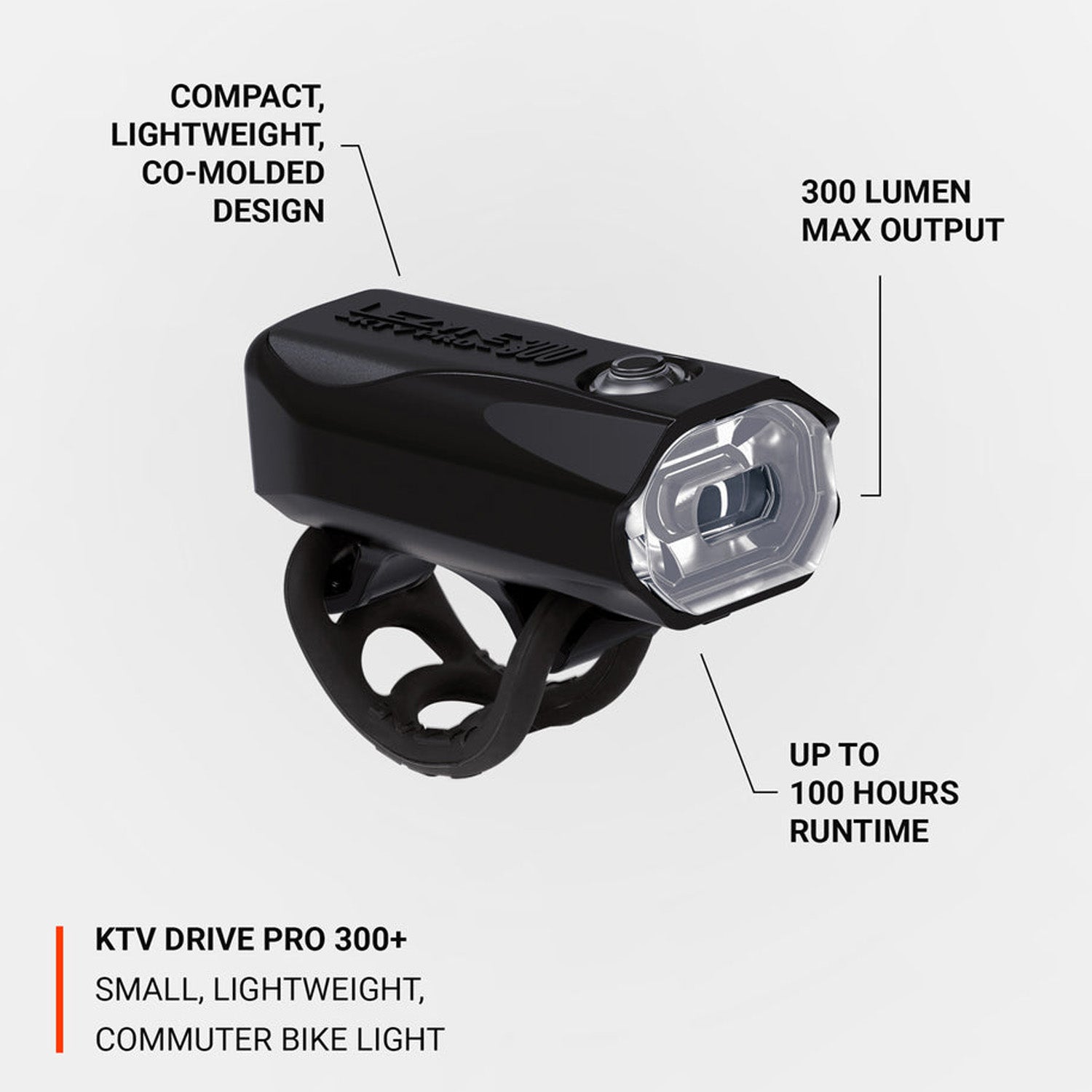 Lezyne KTV Drive Pro 300+ Front Light - Ultimate Cycles Nowra