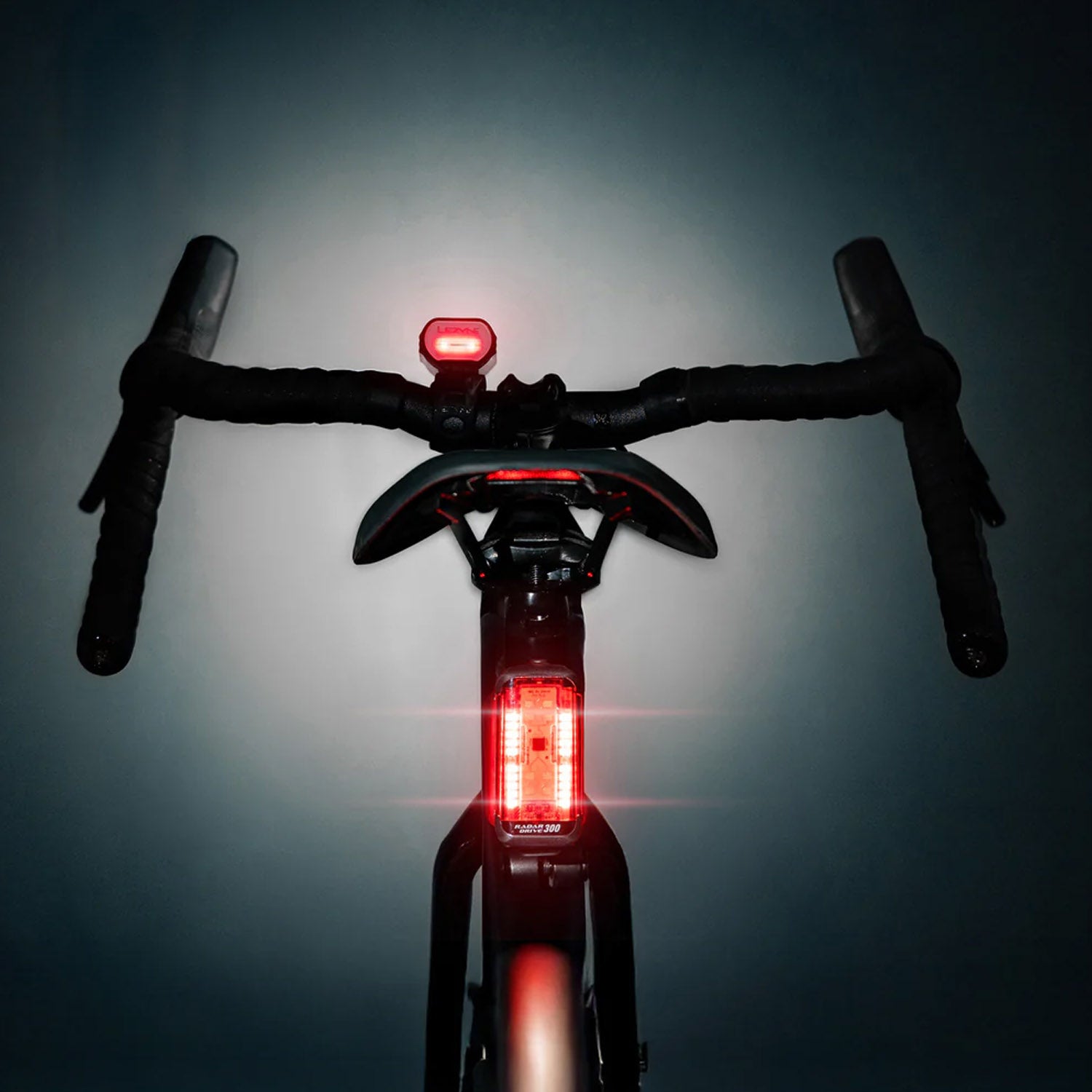 Lezyne Radar React System Rear Radar + 300 Lumen Light and Front 1200 Lumen Light