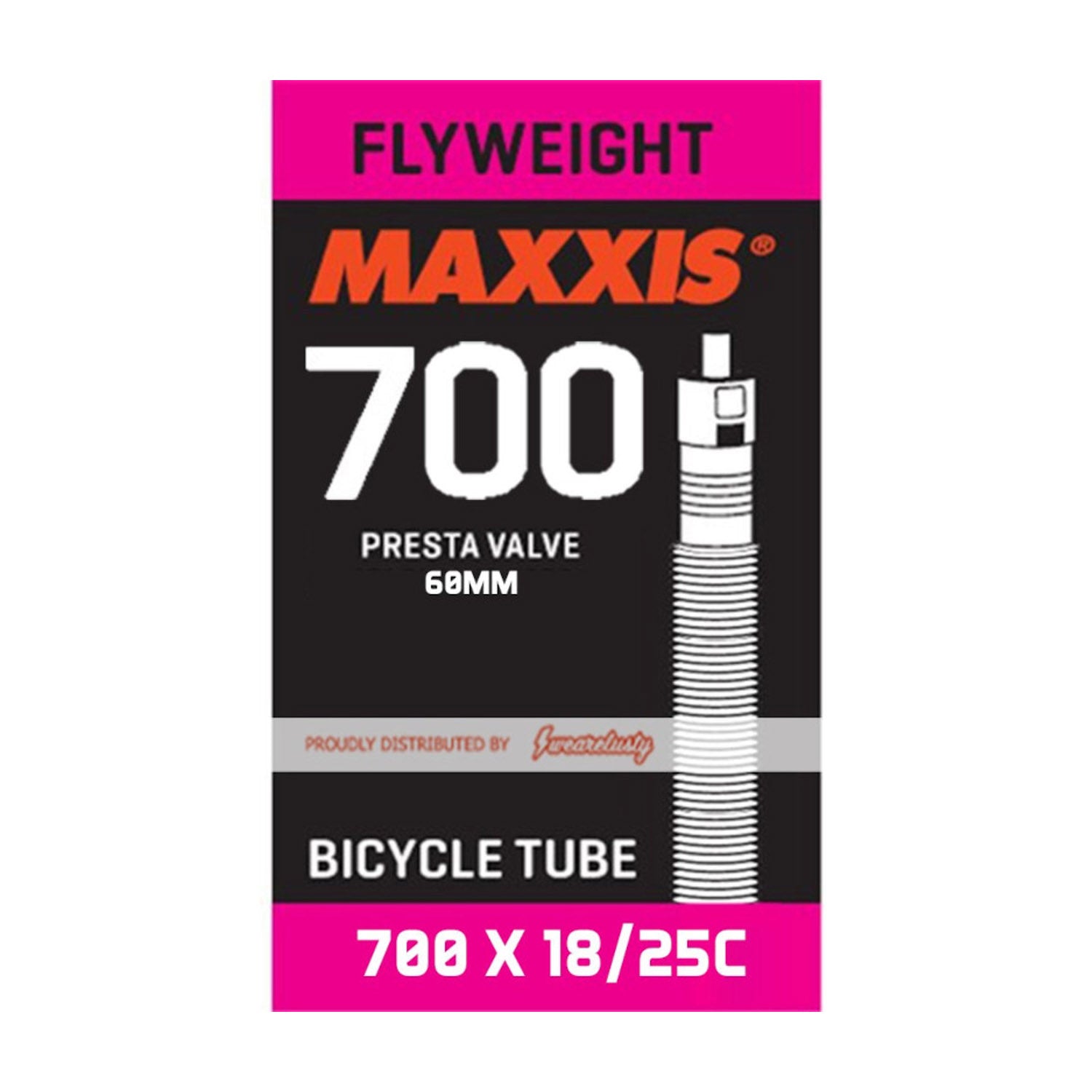 Maxxis Tube 700 X 18/25C Flyweight Presta 60Mm - Ultimate Cycles Nowra
