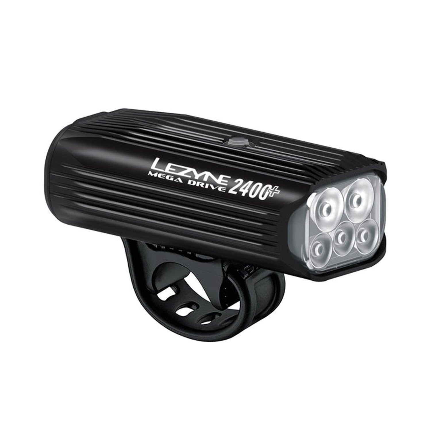 Lezyne Mega Drive 2400+ Front Light USB-C Rubber Strap - Ultimate Cycles Nowra