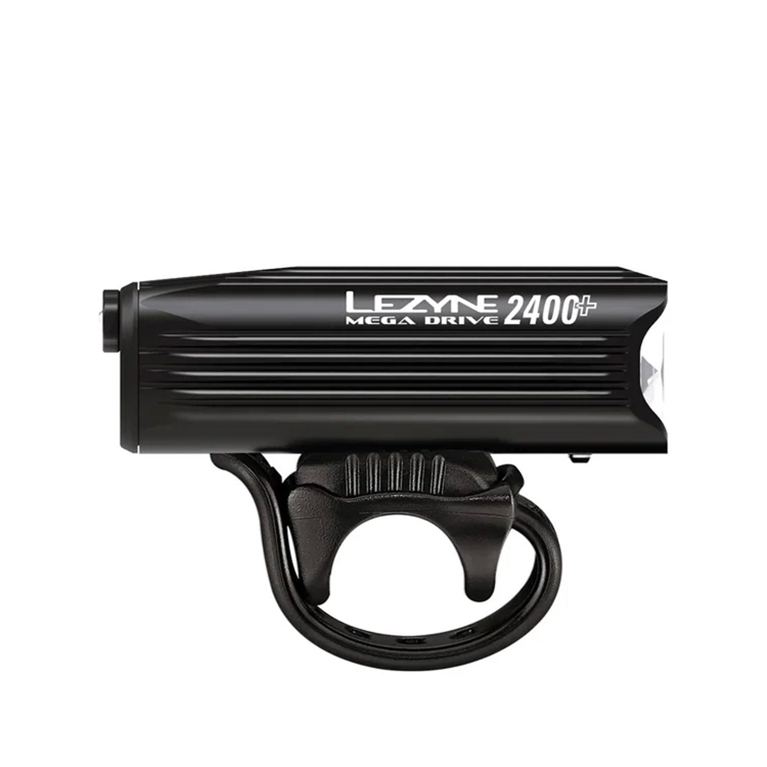 Lezyne Mega Drive 2400+ Front Light USB-C Rubber Strap - Ultimate Cycles Nowra