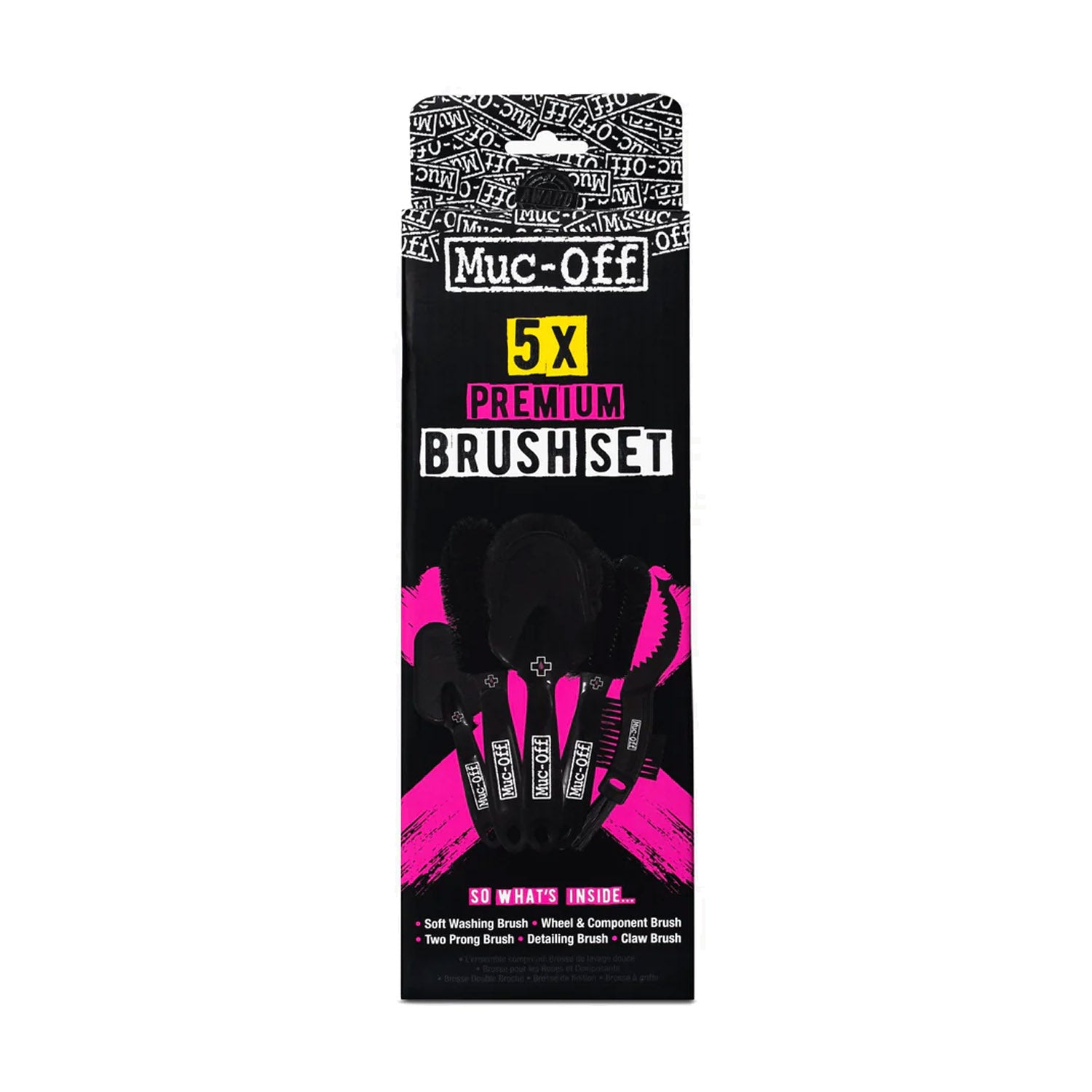 Muc-off Cleaning Brush 5 Pack - Ultimate Cycles Nowra