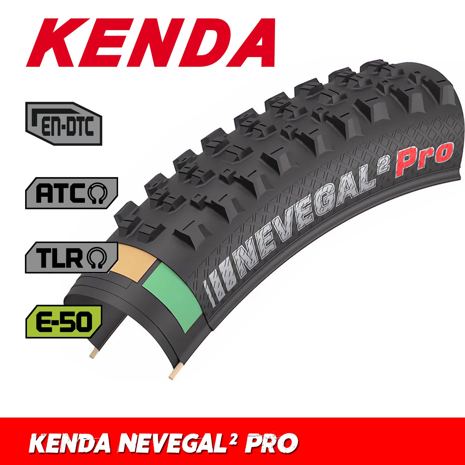 Kenda Tyre Nevegal 2 Atc Blk - Ultimate Cycles Nowra