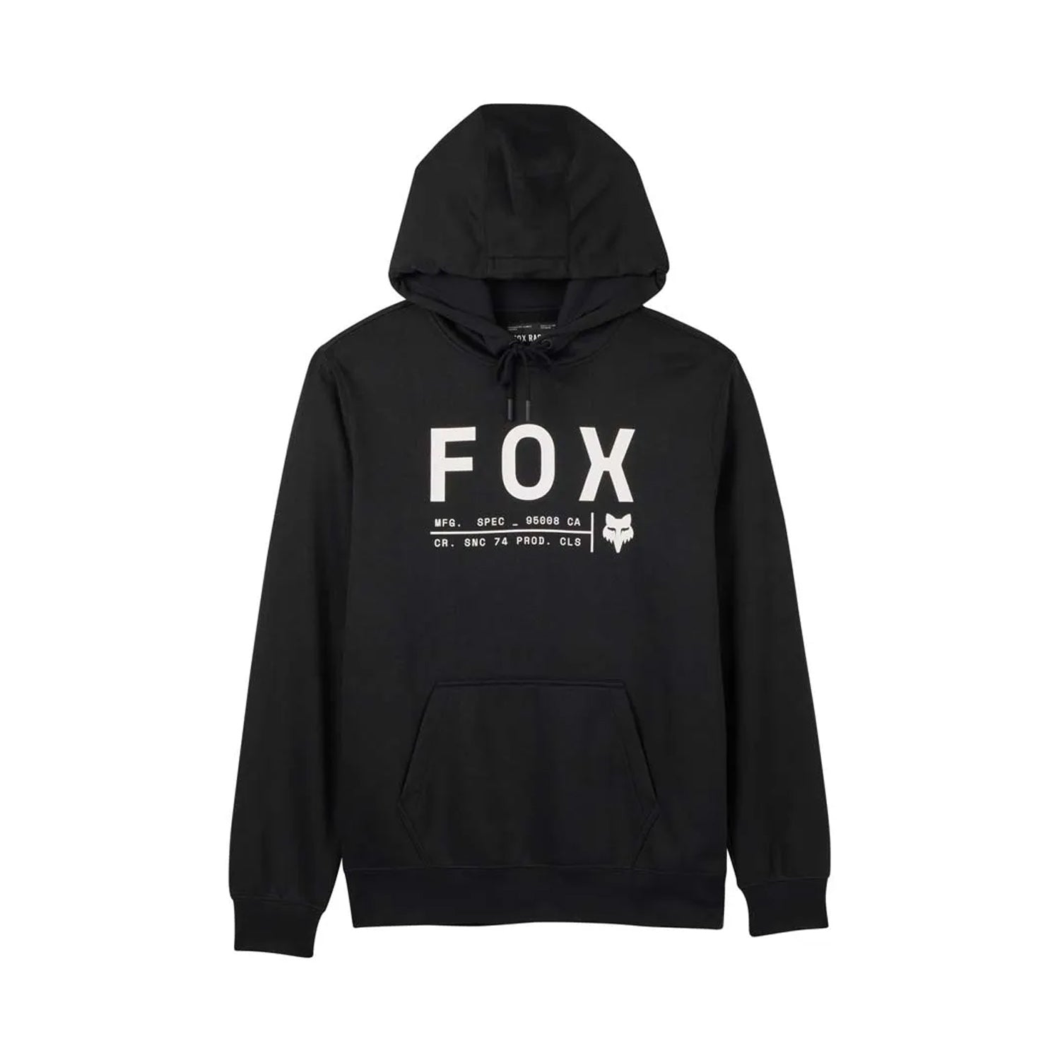 Fox Non Stop Fleece Po Blk - Ultimate Cycles Nowra