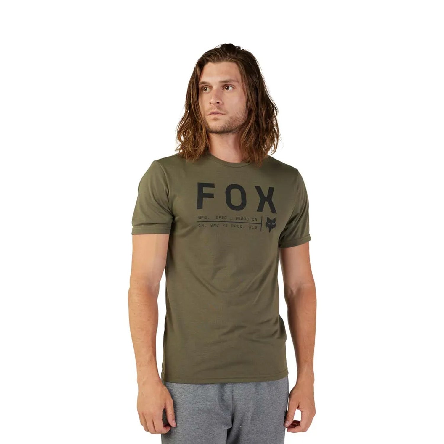 Fox Non Stop Ss Tech Tee Olvgrn - Ultimate Cycles Nowra