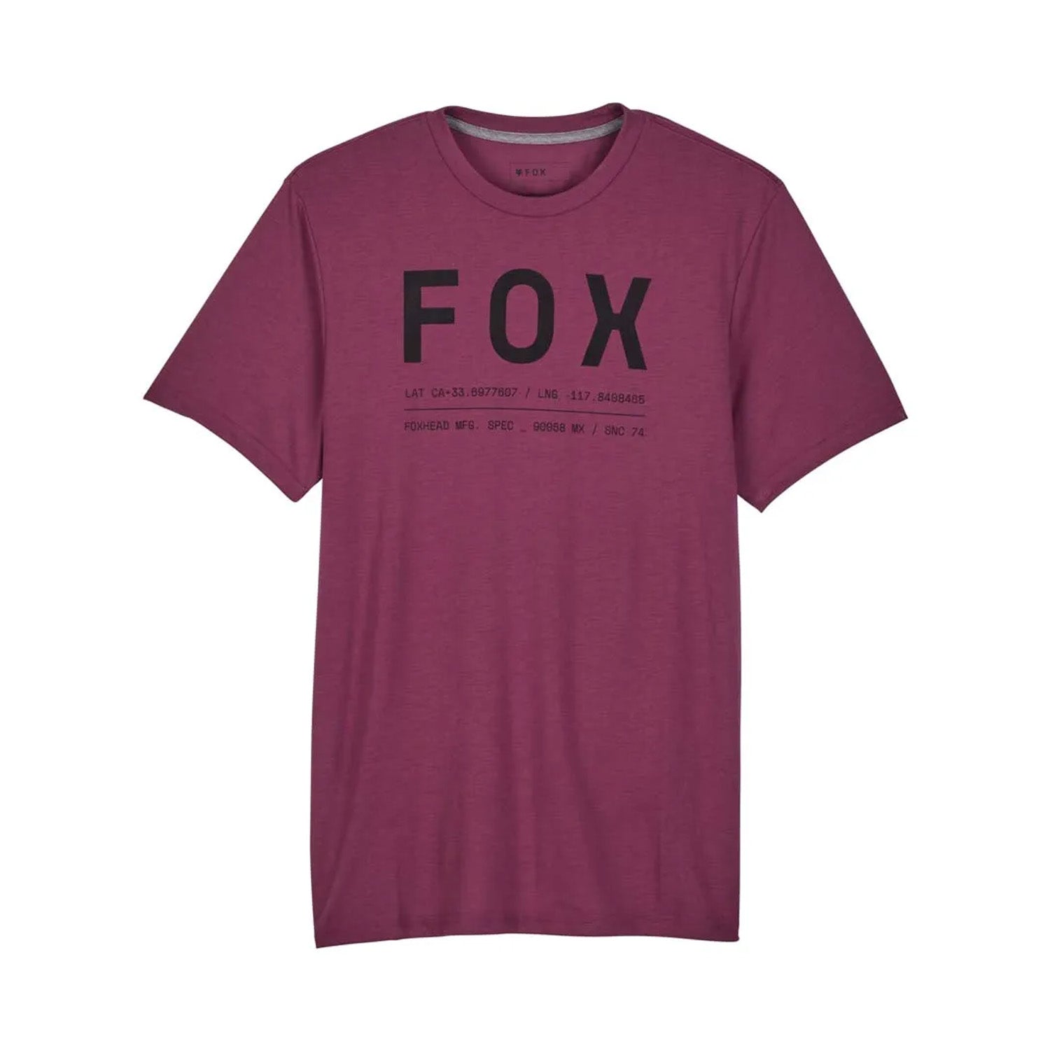 Fox Non Stop Ss Tech Tee Sangria - Ultimate Cycles Nowra