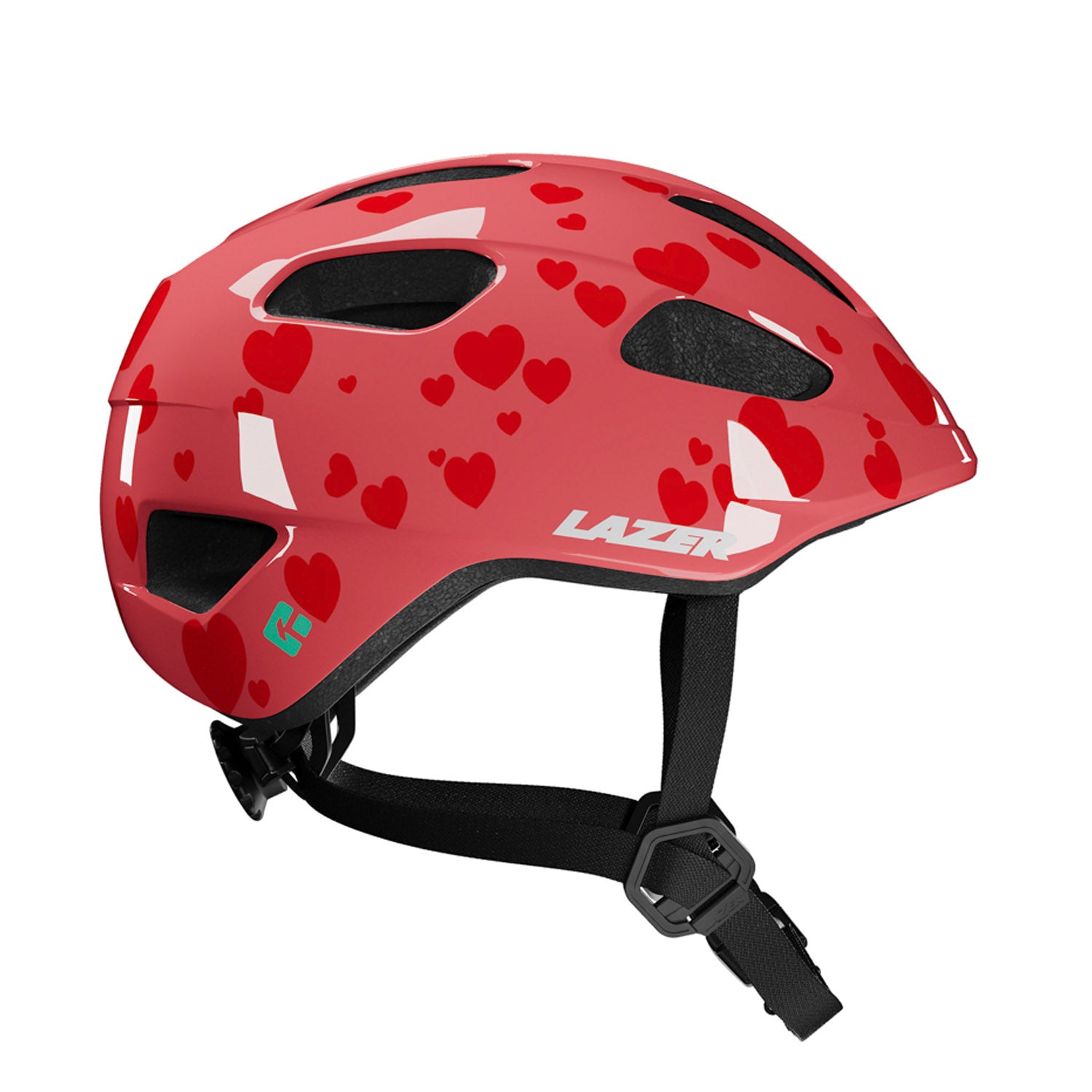 Lazer Nutz 2.0 Kineticore Helmet Little Hearts Unisize 50-56cm - Ultimate Cycles Nowra