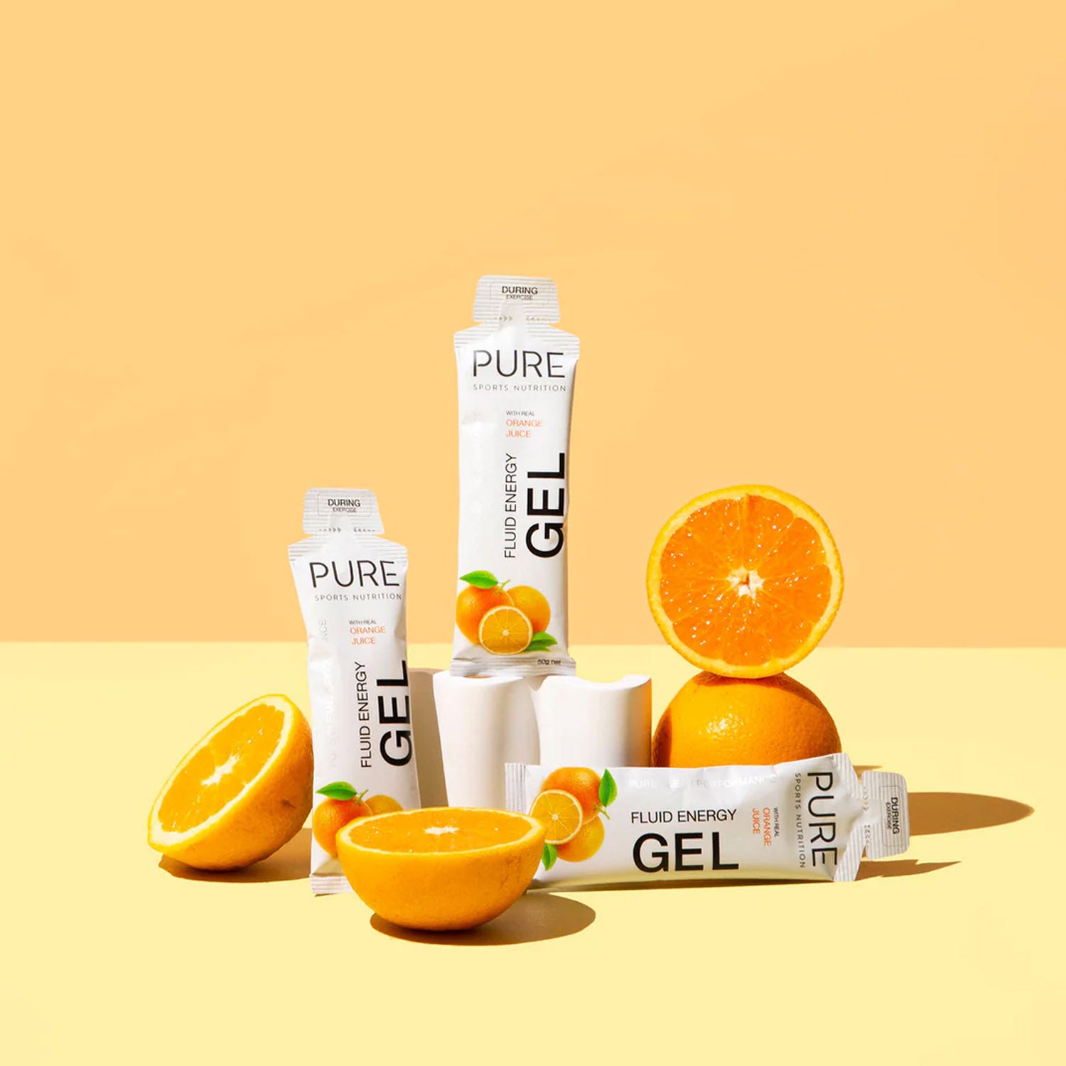 Pure Fluid Energy Gel Orange Juice 50g - Ultimate Cycles Nowra