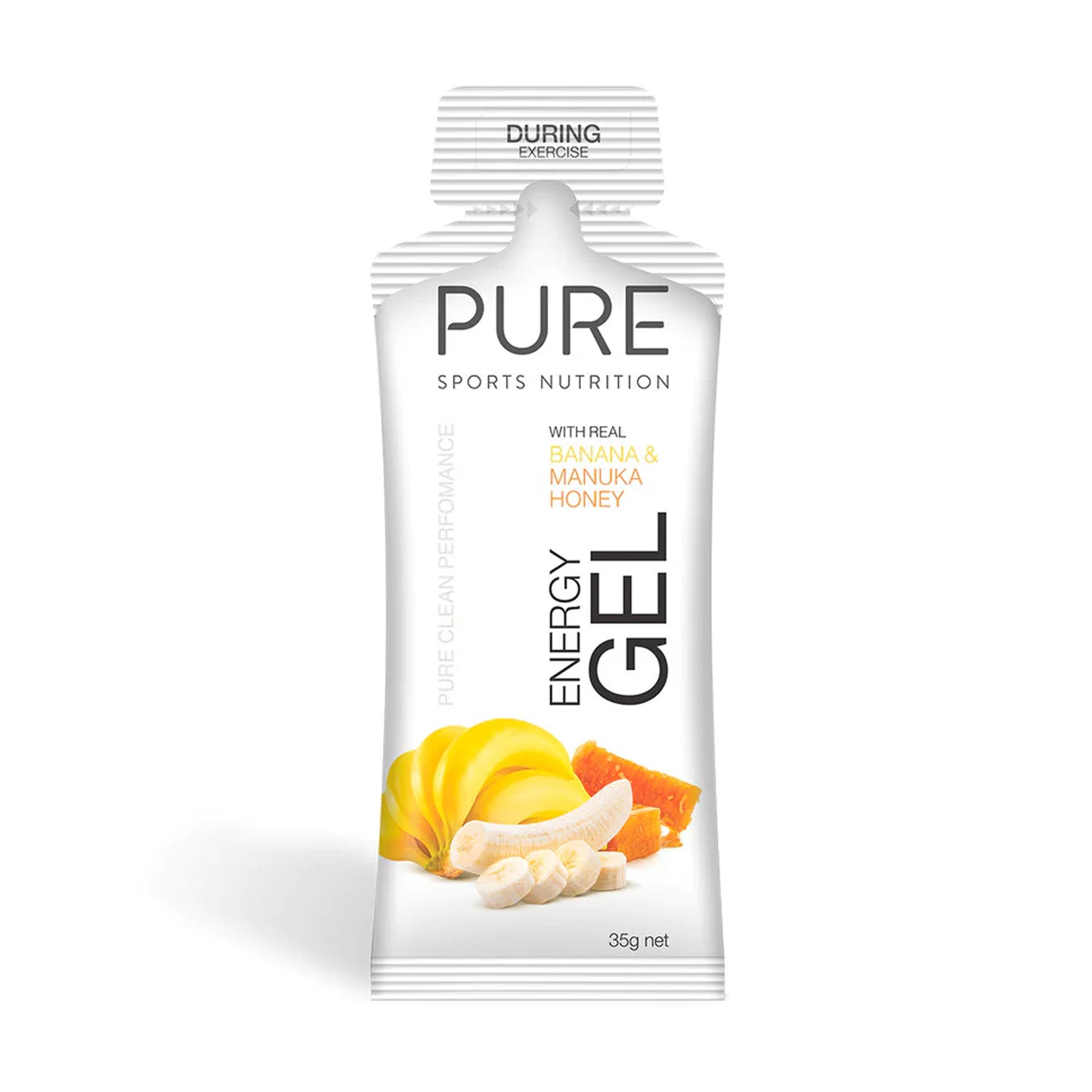 Pure Energy Gel 35g Banana Mnauka Honey - Ultimate Cycles Nowra