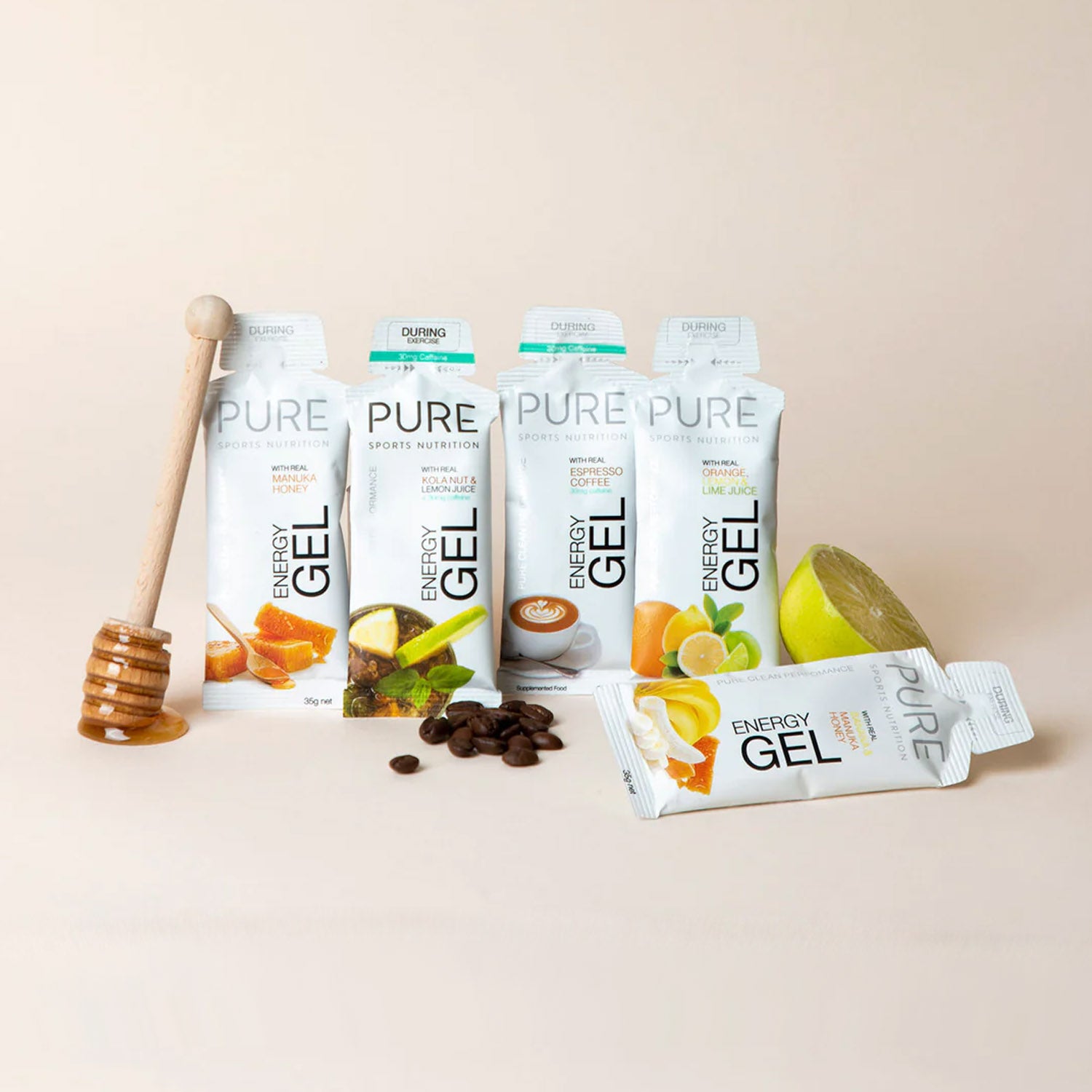 Pure Energy Gel 35g Banana Mnauka Honey - Ultimate Cycles Nowra