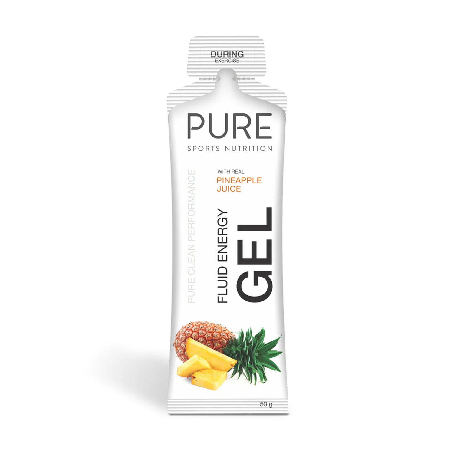 Pure Fluid Energy Gel Pineapple Juice 50G - Ultimate Cycles Nowra