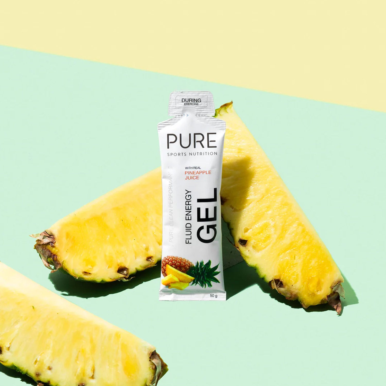 Pure Fluid Energy Gel Pineapple Juice 50G - Ultimate Cycles Nowra