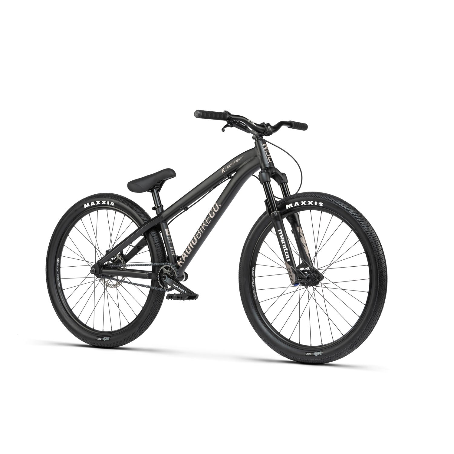 Radio Griffin Pro 26" Dirtjump Matt Black - Ultimate Cycles Nowra
