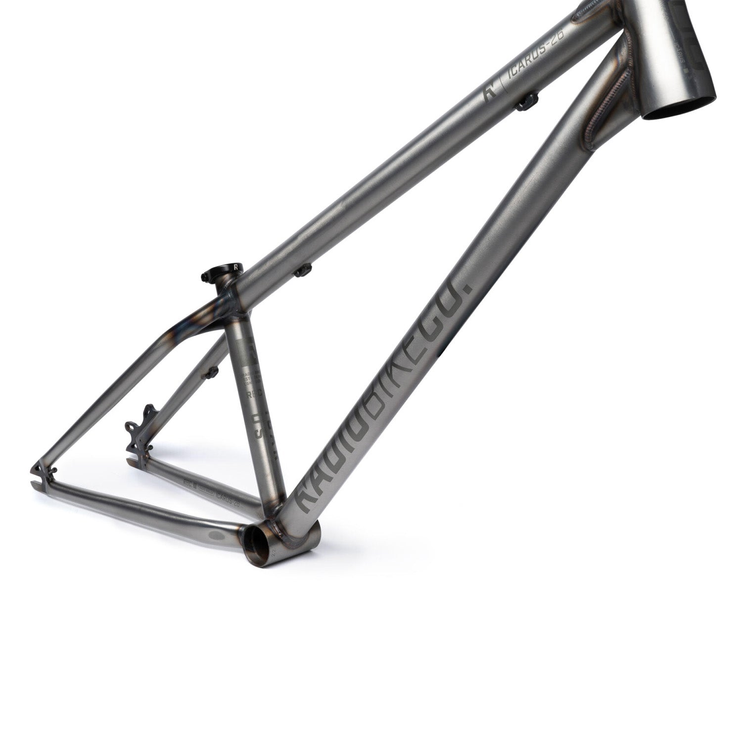 Radio Icarus 26" Dirtjump Frame Raw Alloy - Ultimate Cycles Nowra