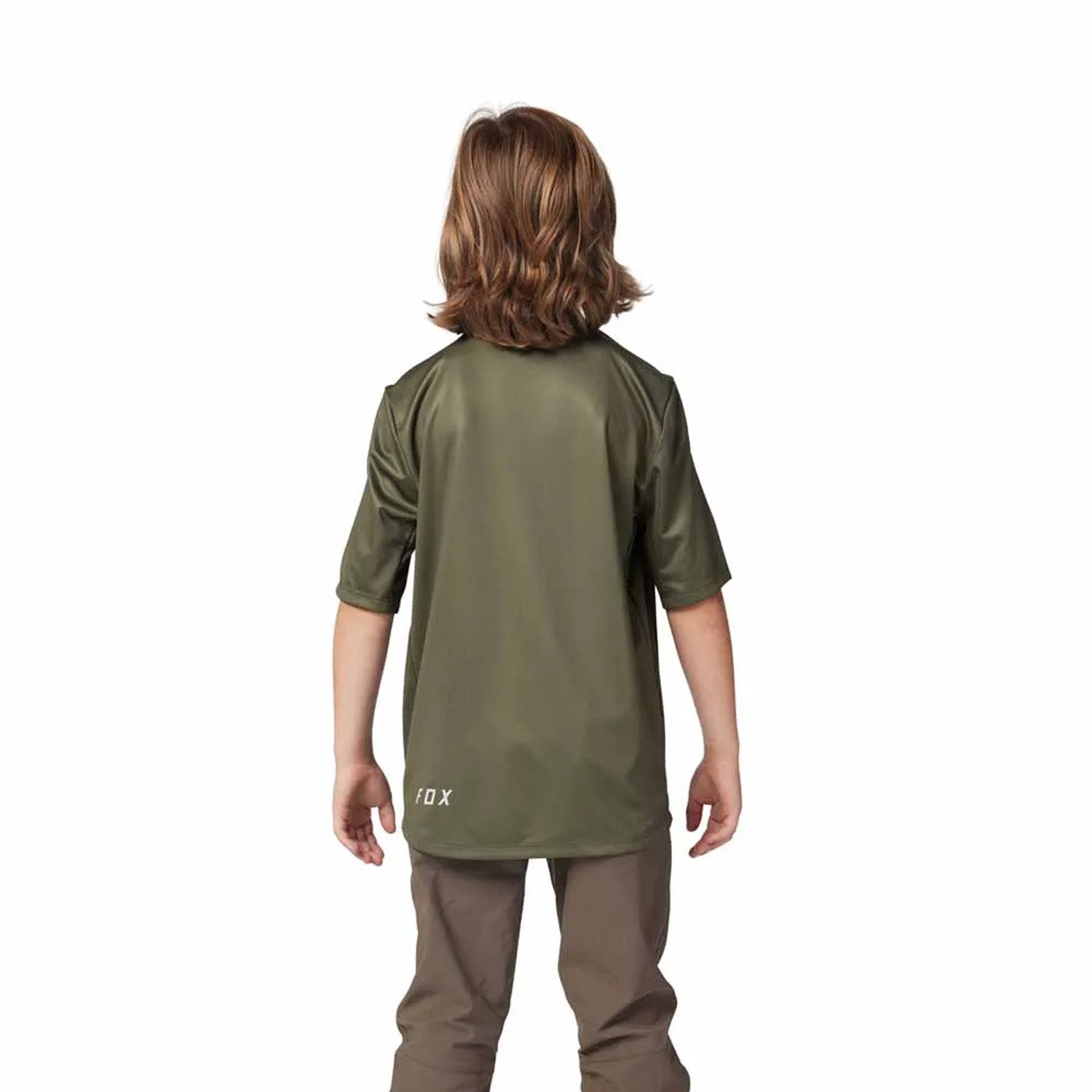 Fox Yth Ranger Ss Jersey Olvgrn - Ultimate Cycles Nowra