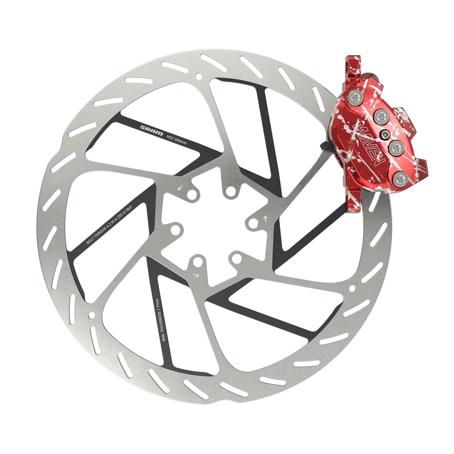 Sram Db Maven Ultimate (Splash Red) Stealth Expert Kit Alum Lever - Ultimate Cycles Nowra