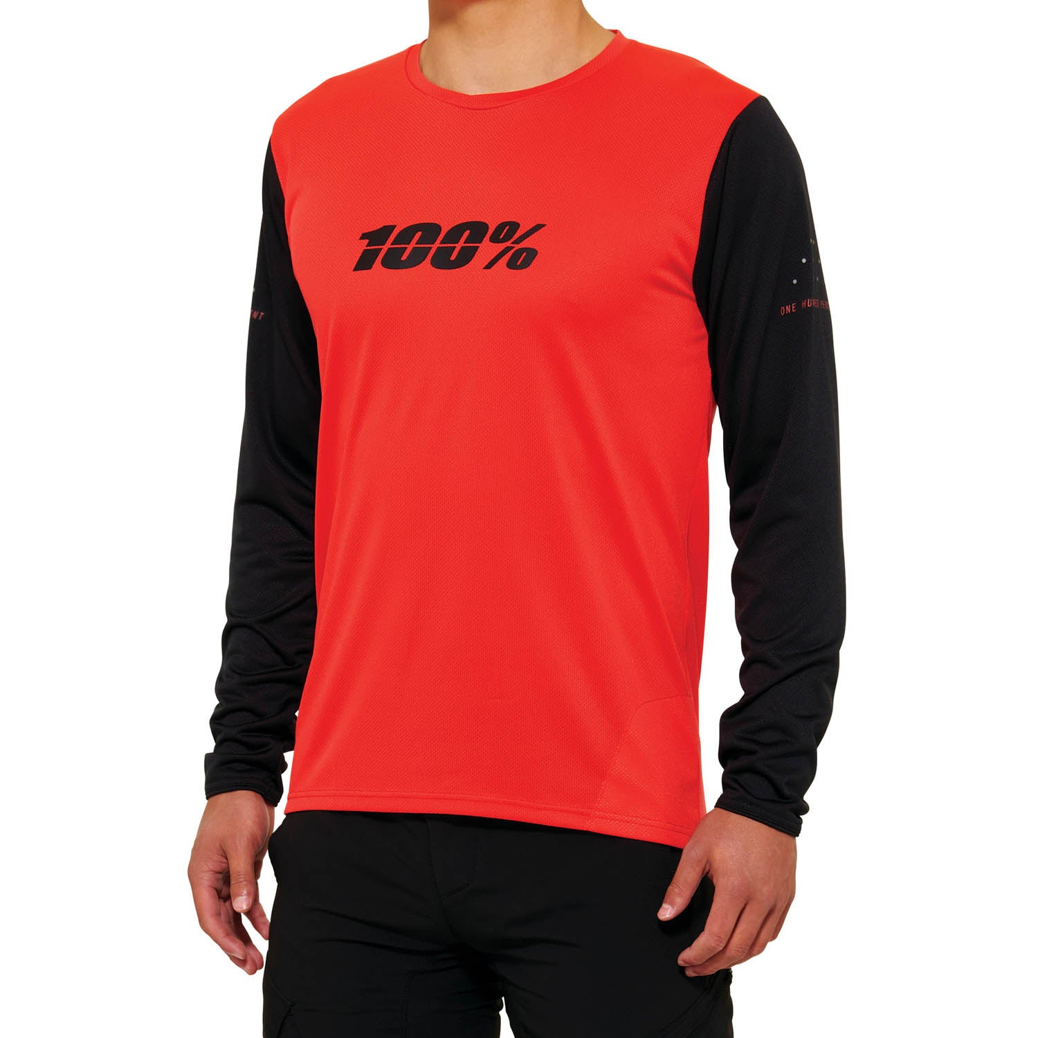 100% Ridecamp Ls Jsy Red/blk - Ultimate Cycles Nowra