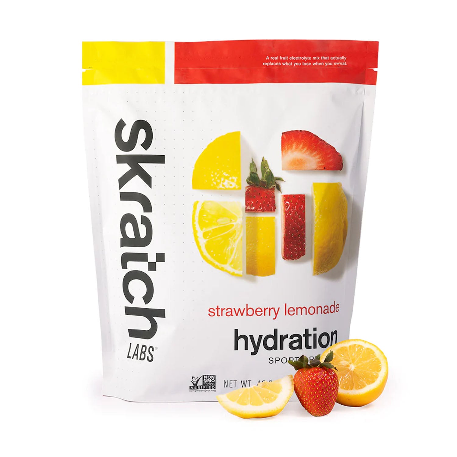 Skratch Labs Sport Hydration Mix Strawberry Lemonade 440g - Ultimate Cycles Nowra