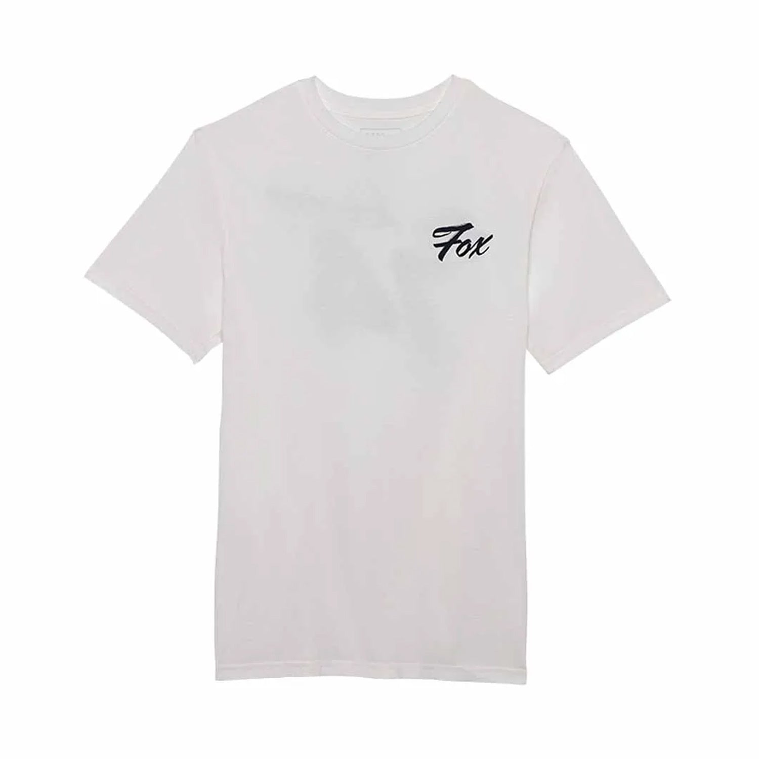 Fox Scripted Ss Prem Tee Optic Wht - Ultimate Cycles Nowra